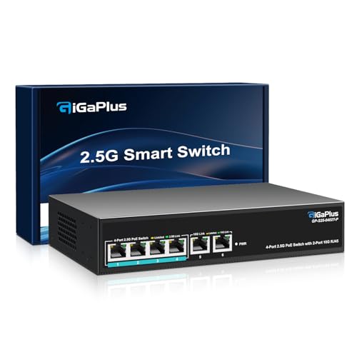 Gigaplus Switch Ethernet PoE 6 Porte 10Gb Non Gestito