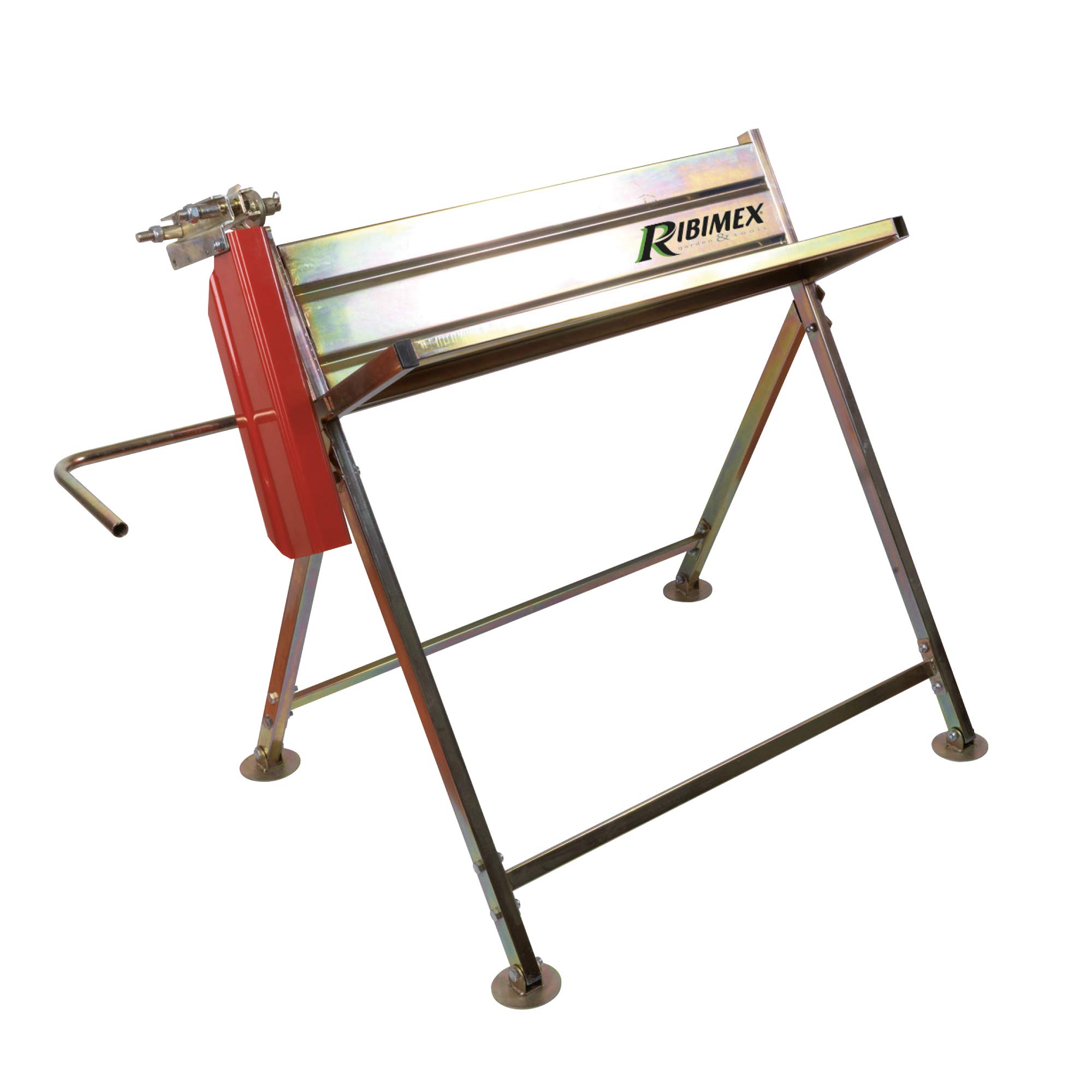 Cavalletto con supporto per motosega