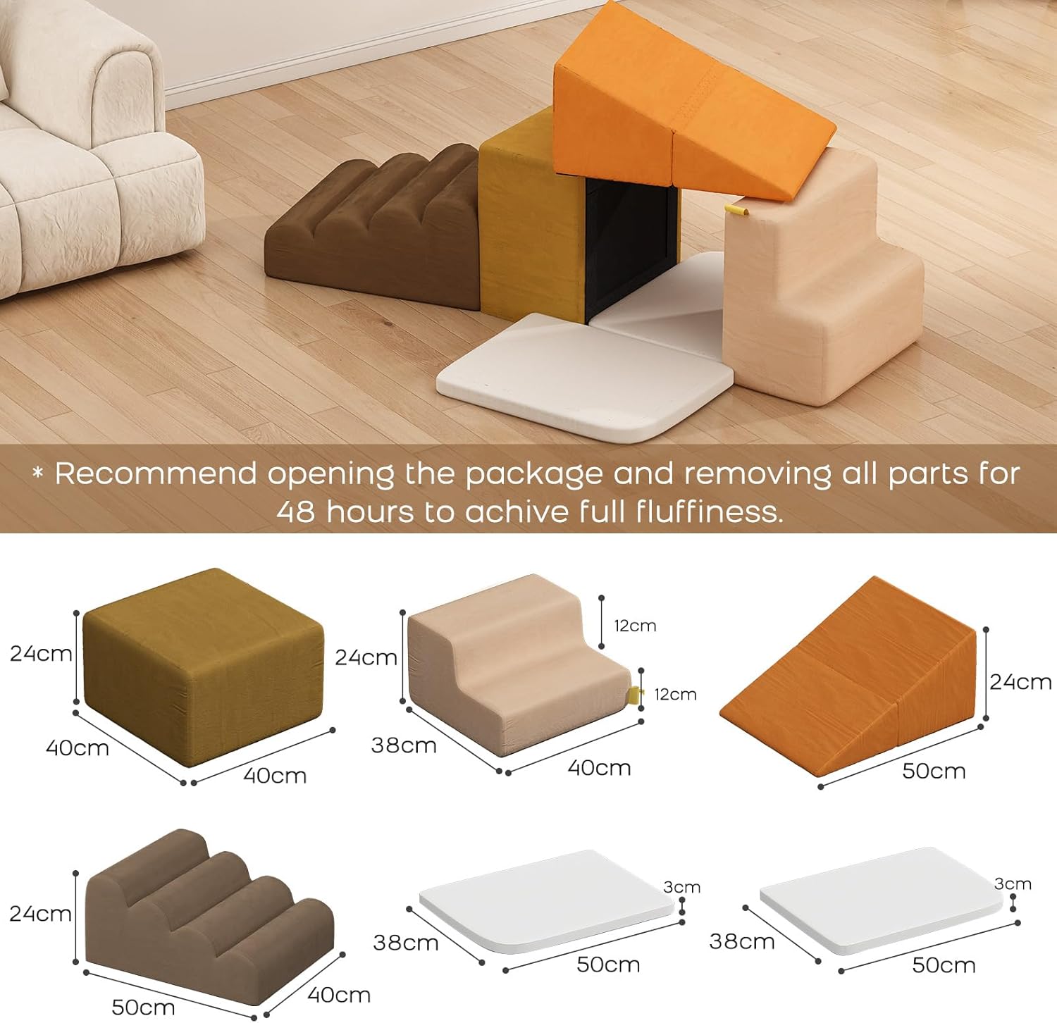 BanaSuper Blocchi Arrampicata in Schiuma per Bambini - immagine 2