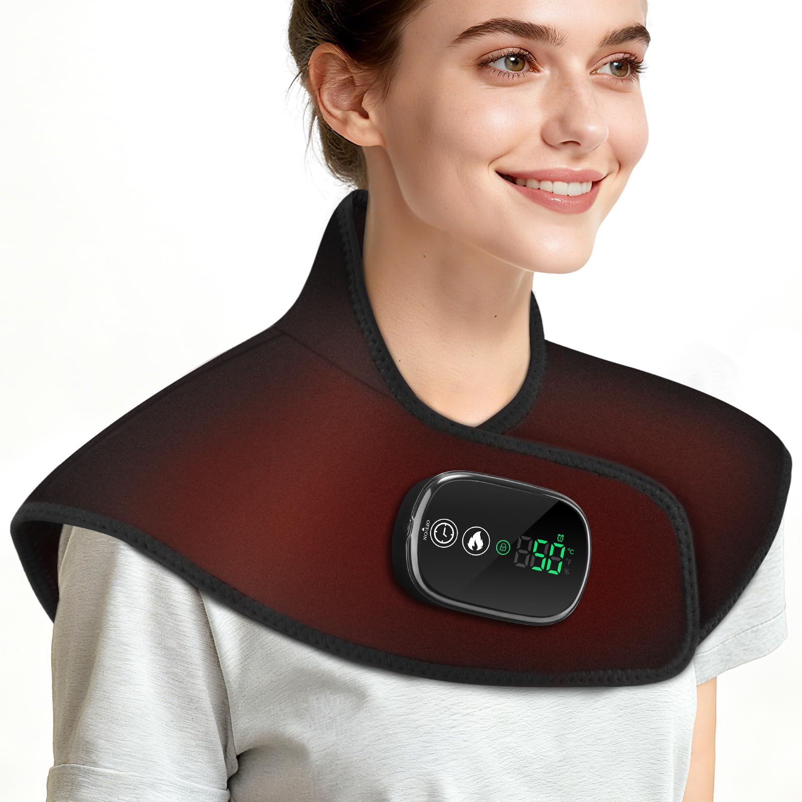 Tappetino Riscaldante Senza Fili per Collo e Spalle