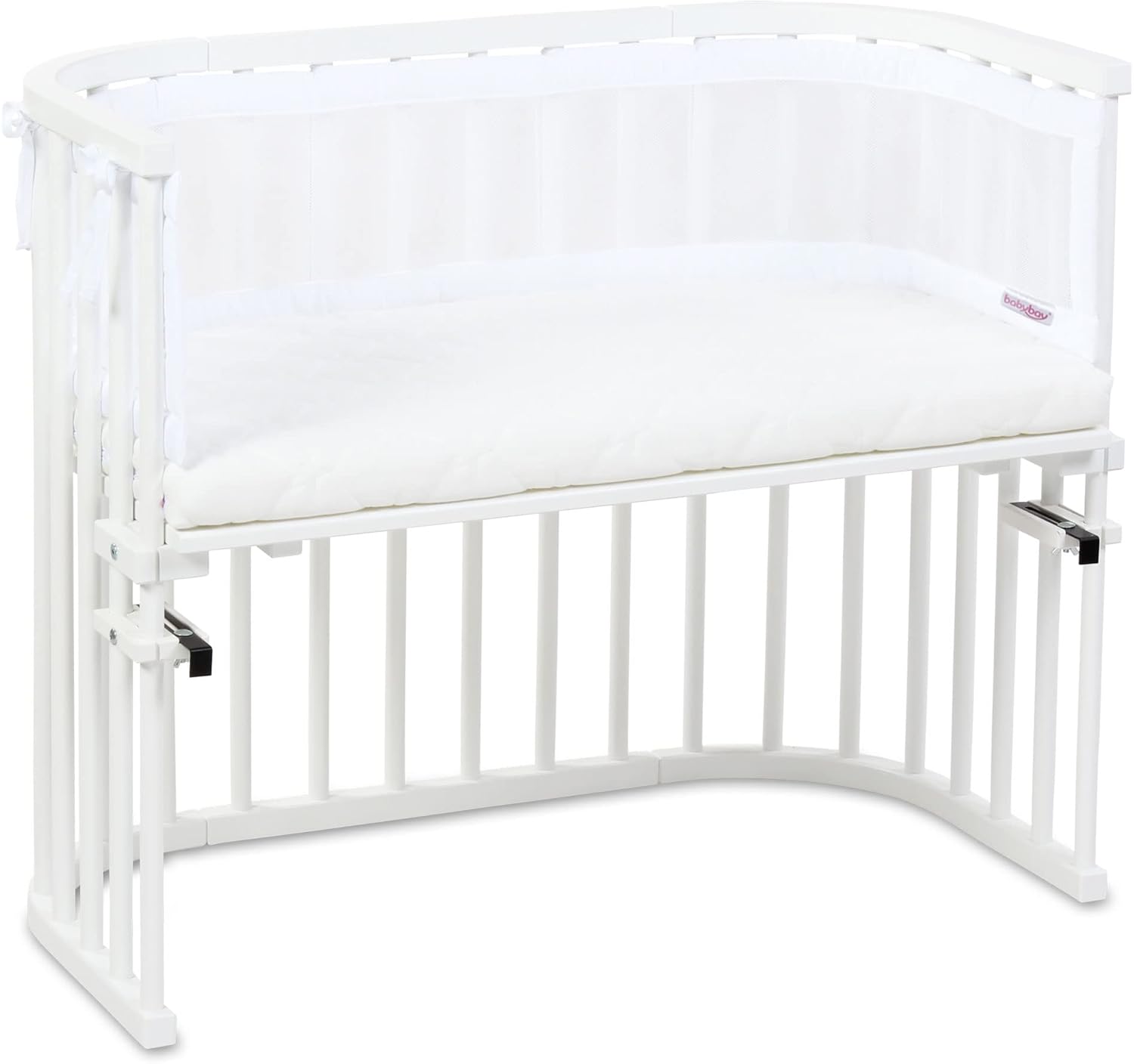 babybay Paracolpi in rete adatto per modello originale, bianco - immagine 5
