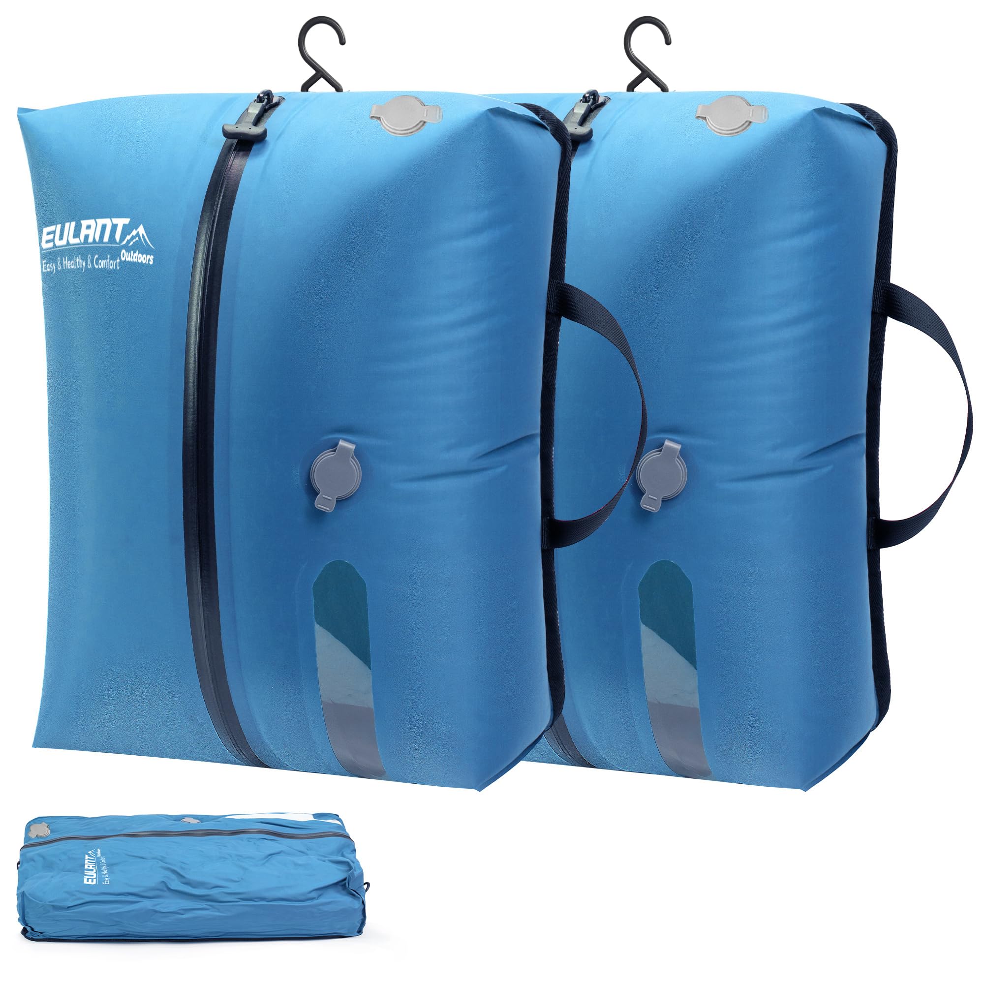 Eulant Sacchetti Sottovuoto Riutilizzabili in TPU per Viaggi