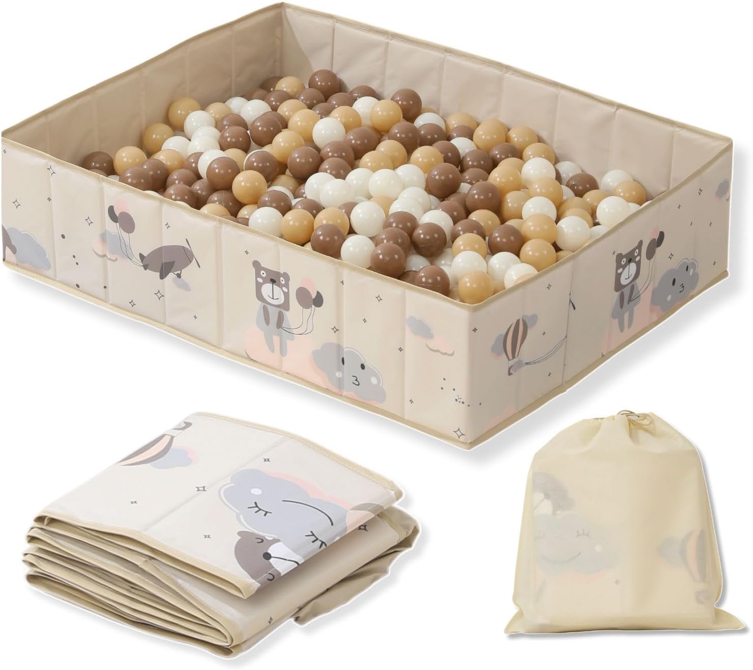 Ruguies - Piscina di Palline Pieghevole e Portatile - immagine 1