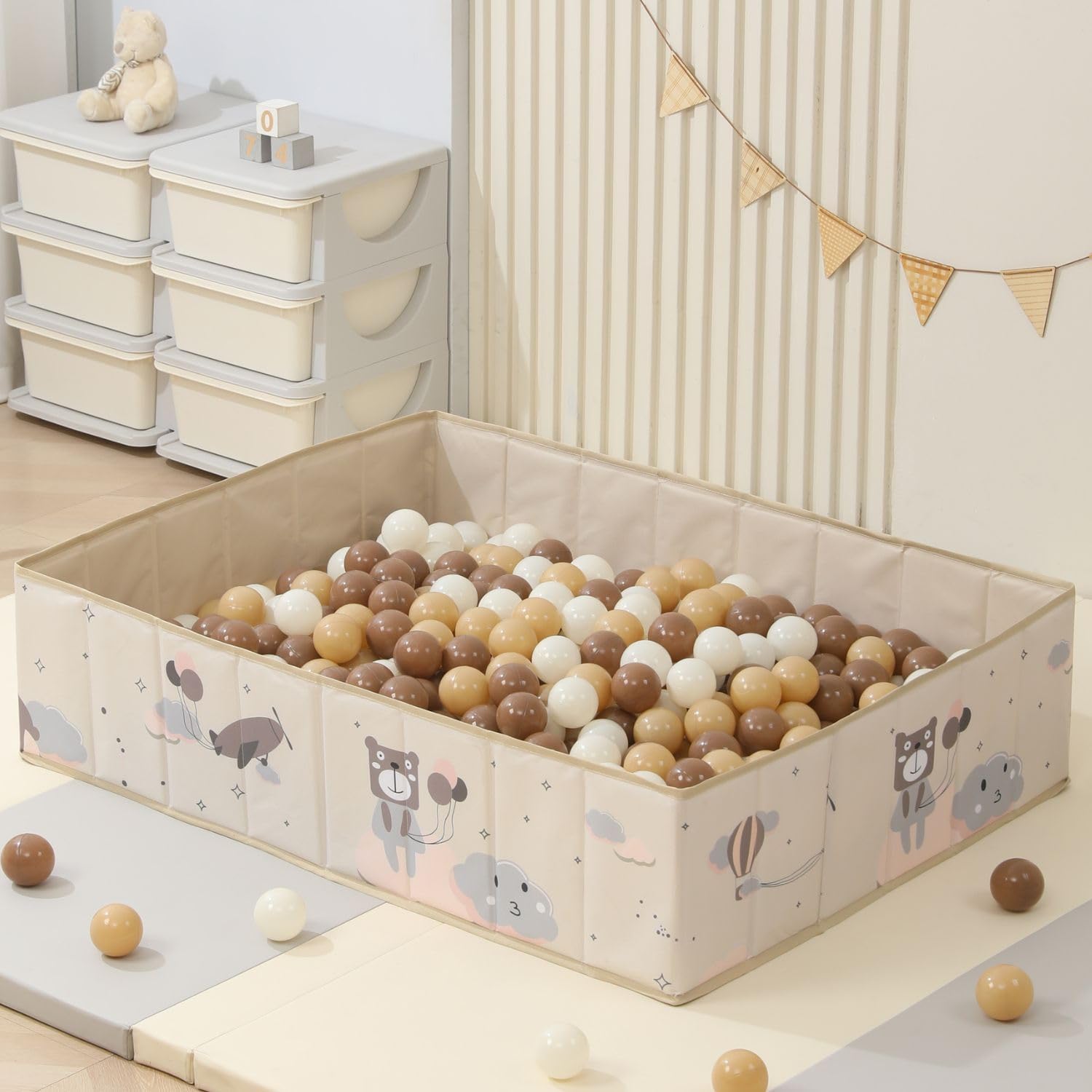 Ruguies - Piscina di Palline Pieghevole e Portatile - immagine 2