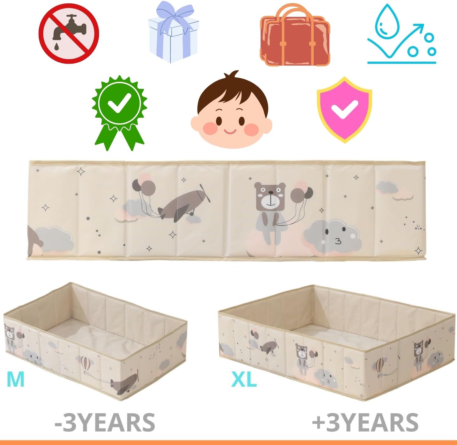 Ruguies - Piscina di Palline Pieghevole e Portatile - immagine 4