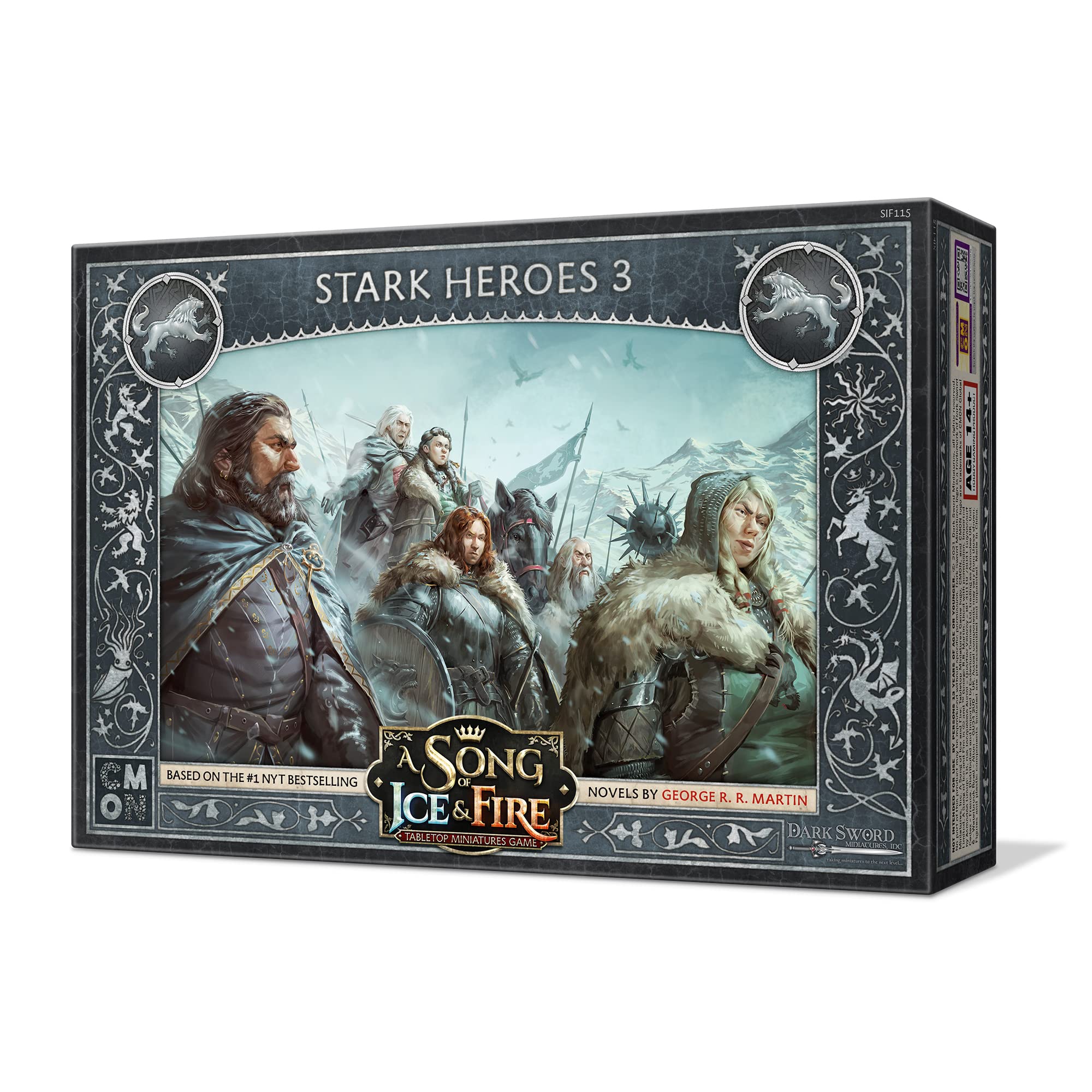 Cmon A Song of Ice and Fire Stark Heroes III Box Set