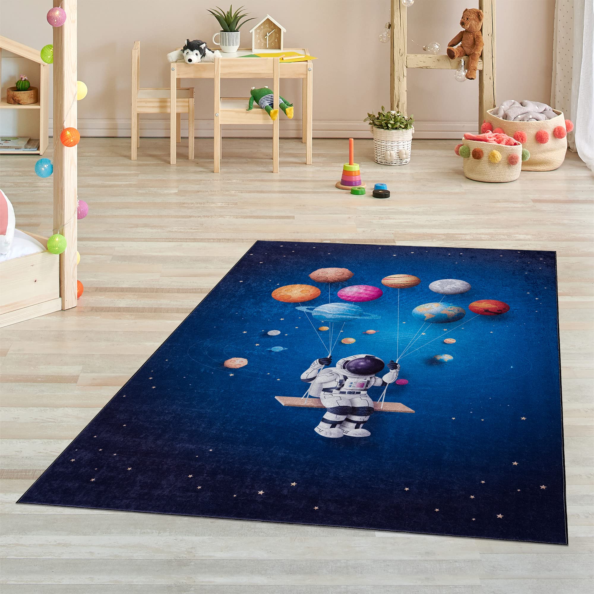 Pasha Home Tappeto per Bambini Astronauta 160x230 cm