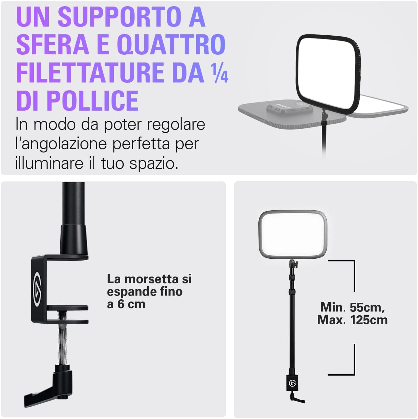 Elgato Key Light - Luce Professionale da Studio 2800 Lumen - immagine 7