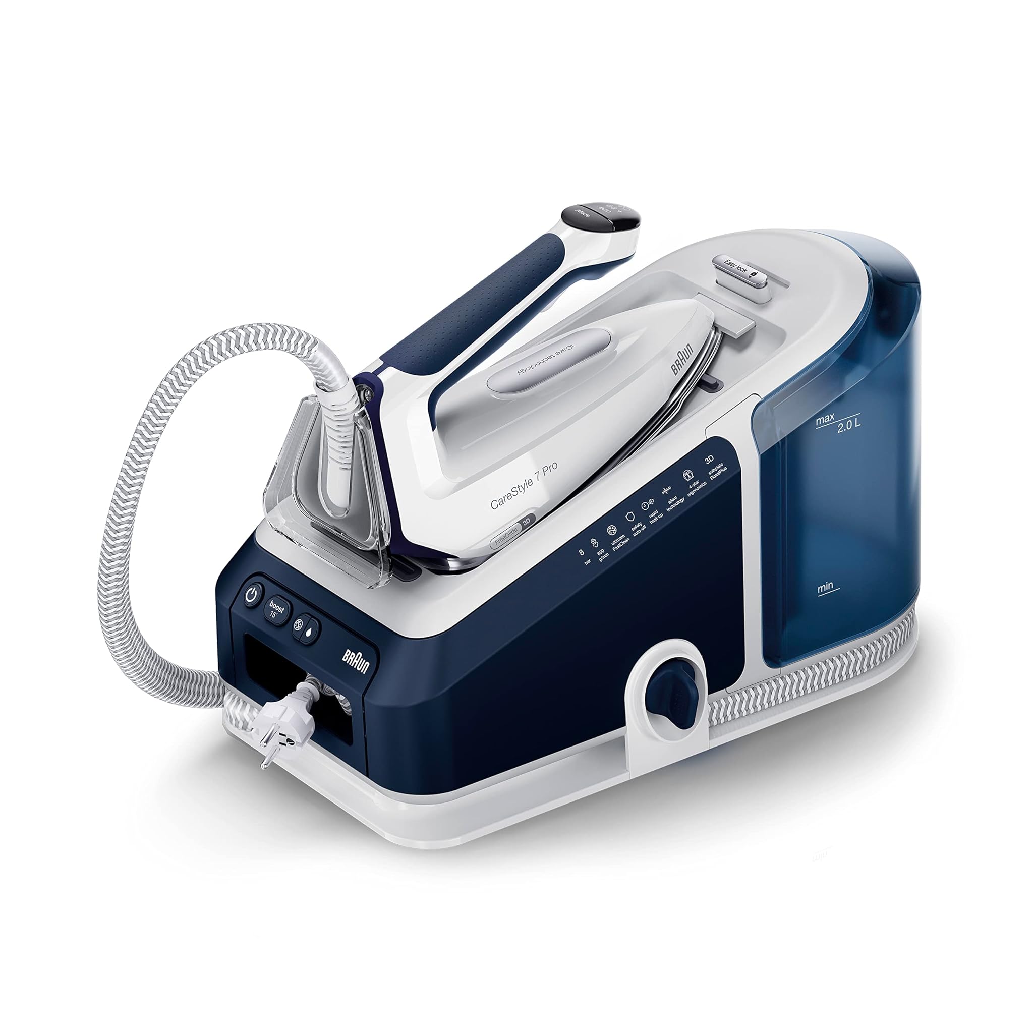Braun CareStyle7 PRO IS7282BL - Ferro da stiro a Caldaia