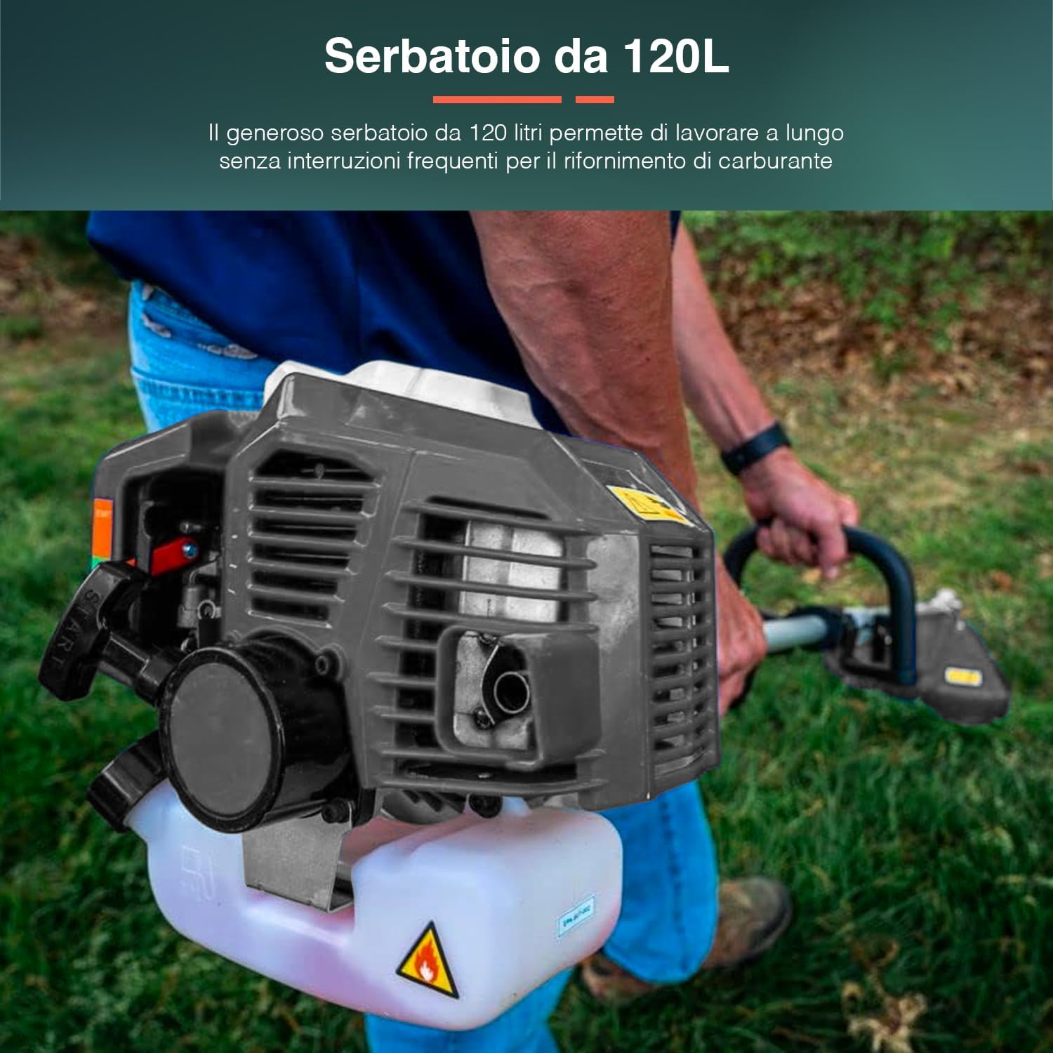 Avilia Decespugliatore a Scoppio 33cc 1.2HP - immagine 6