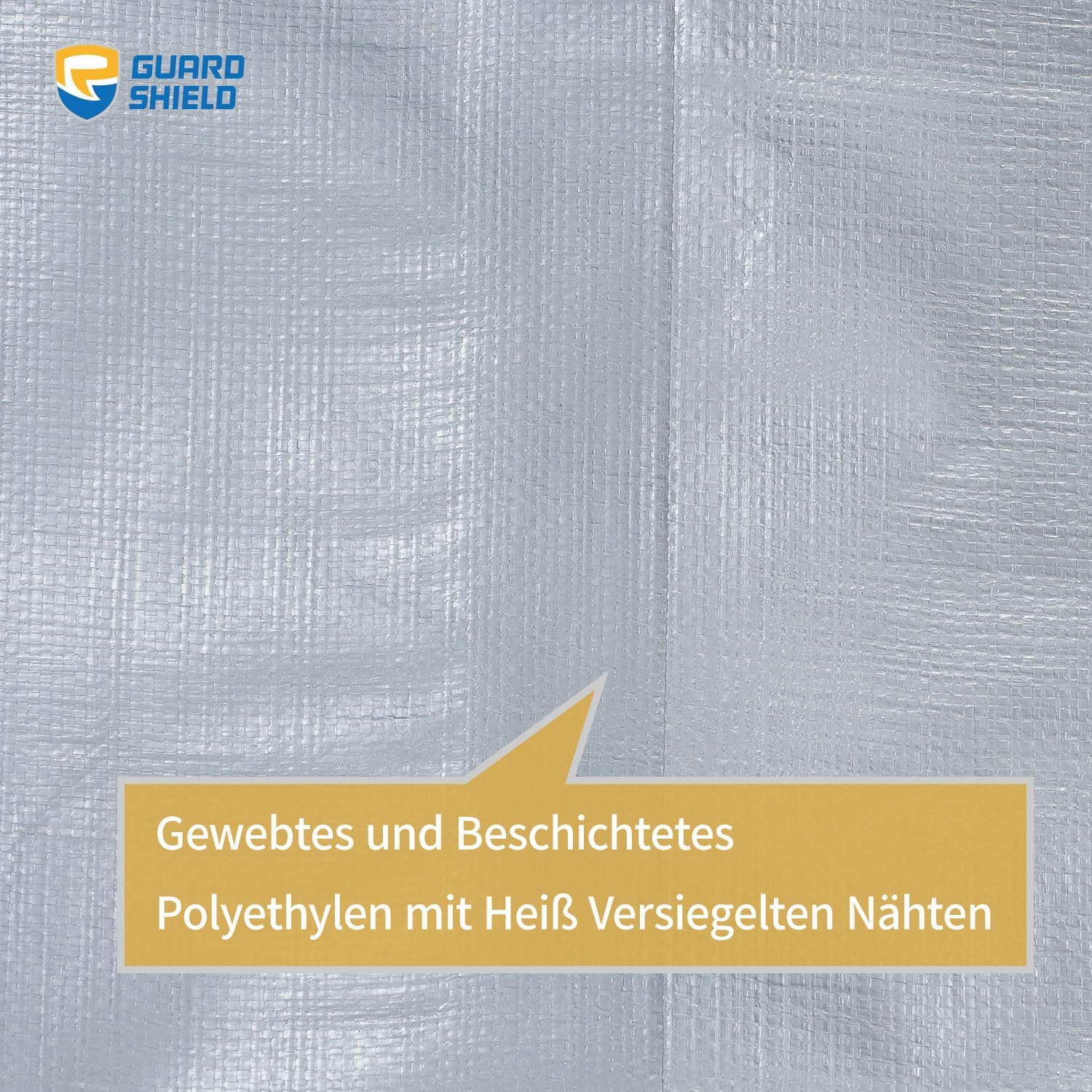 Guard Shield Telo Copertura 4x4m 160g/㎡, Grigio - immagine 5