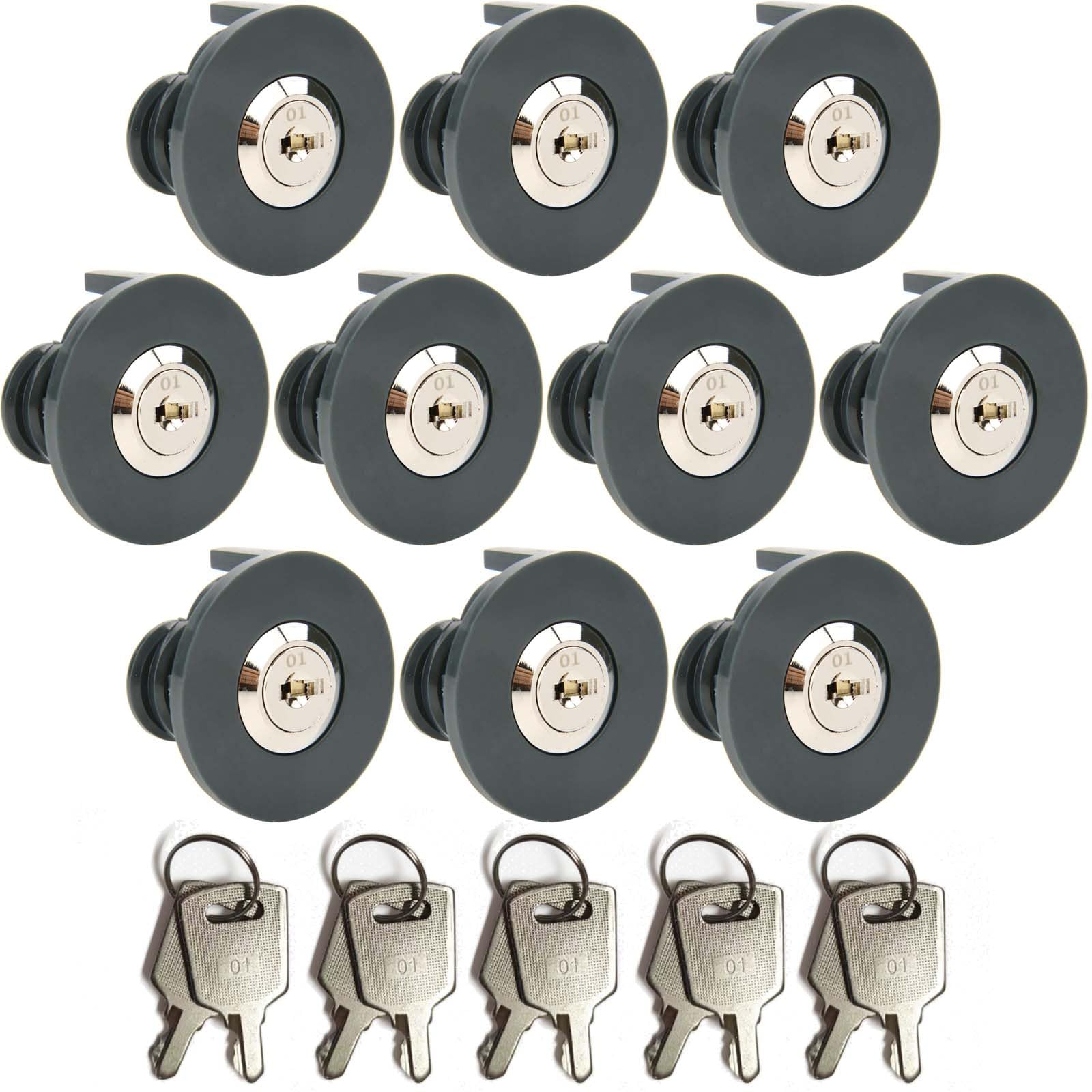 SEPOX Serratura a Presa con Chiavi Identiche - 10 Pezzi