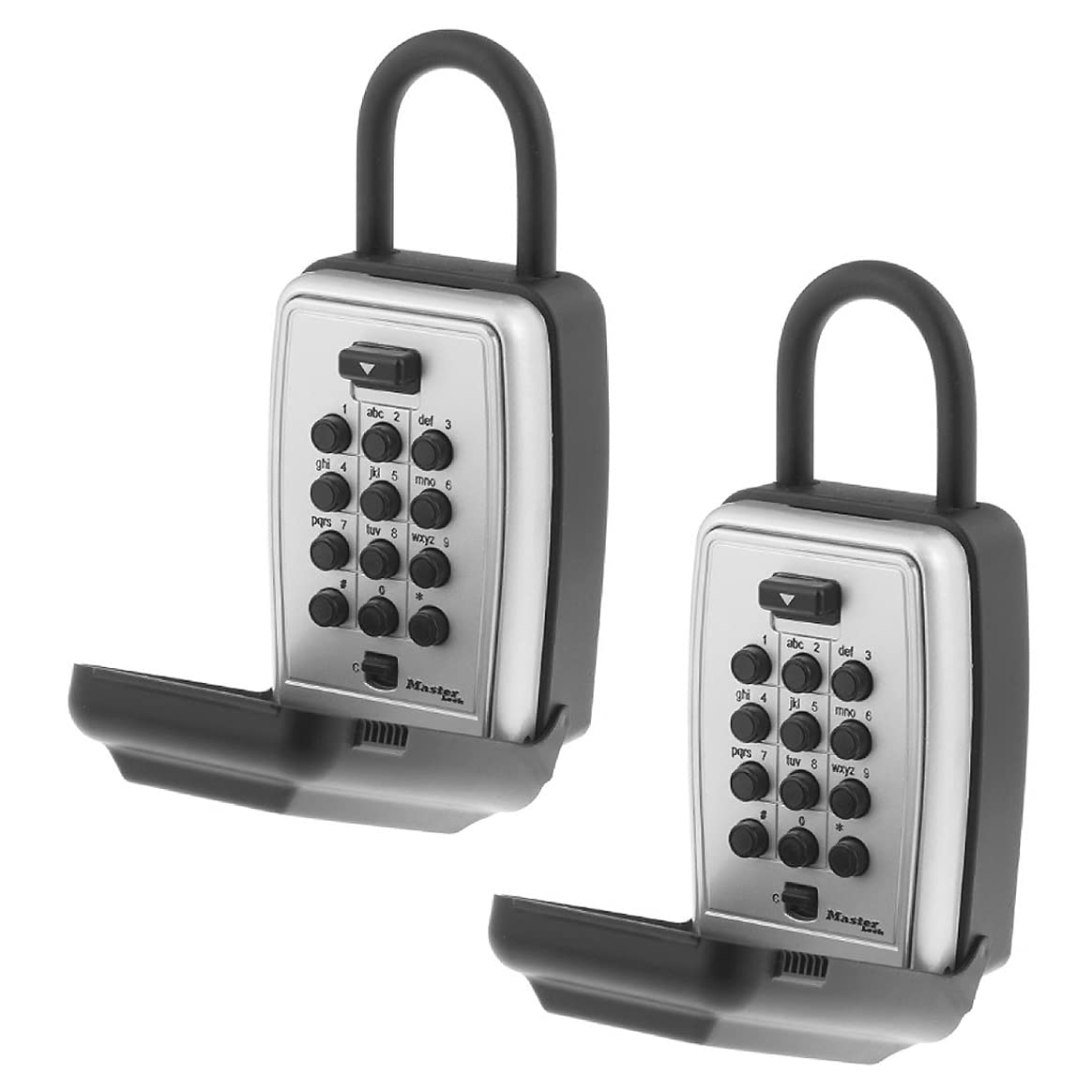 Master Lock Cassetta di Sicurezza per Chiavi a Parete Nera