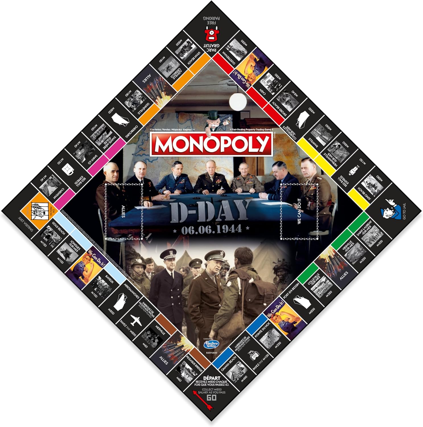Winning Moves - Monopoly D-Day Gioco da Tavolo - immagine 3