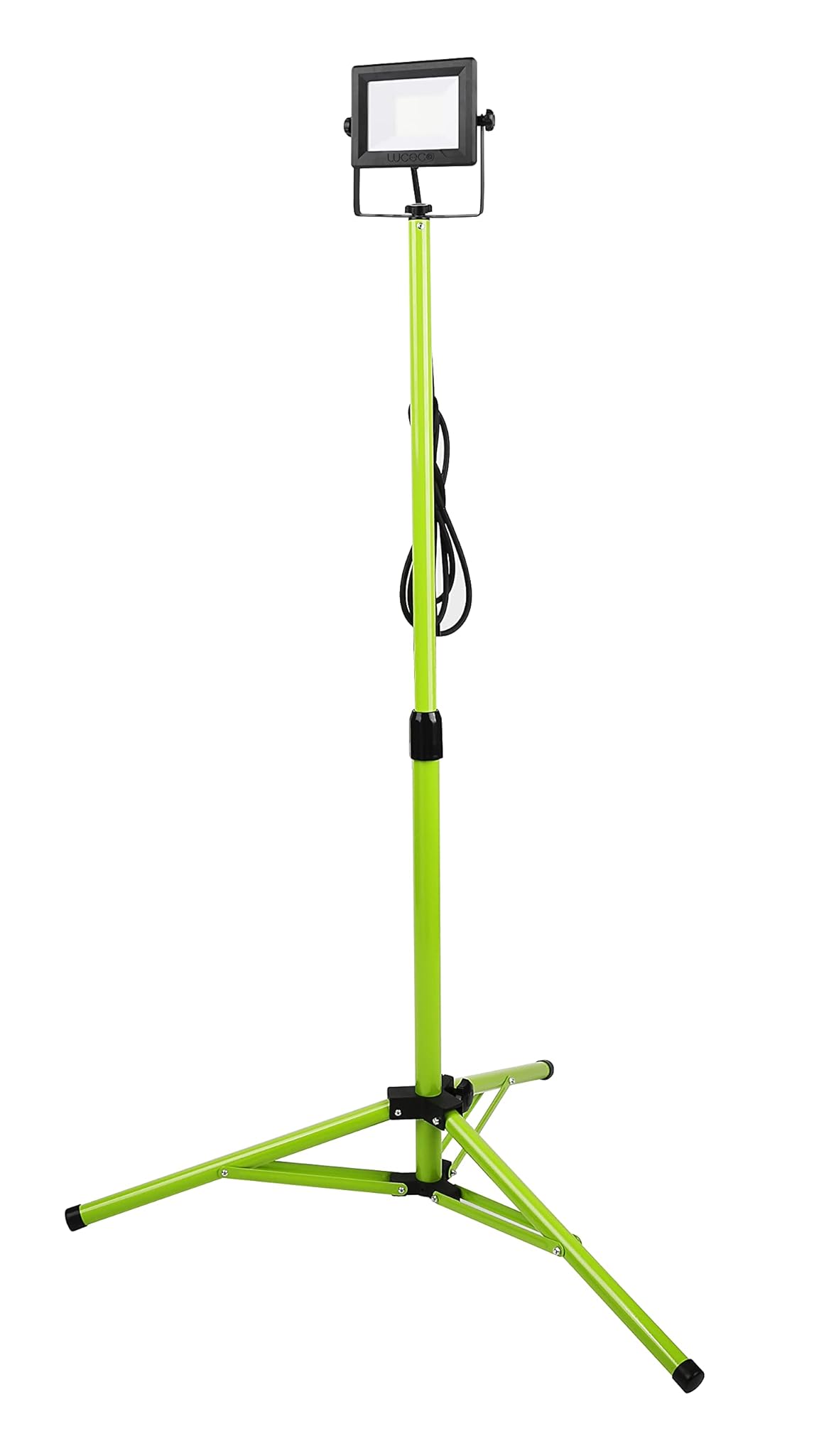 Luceco LED Slim Treppiede luce da lavoro, 30 Watt, Nero e Verde