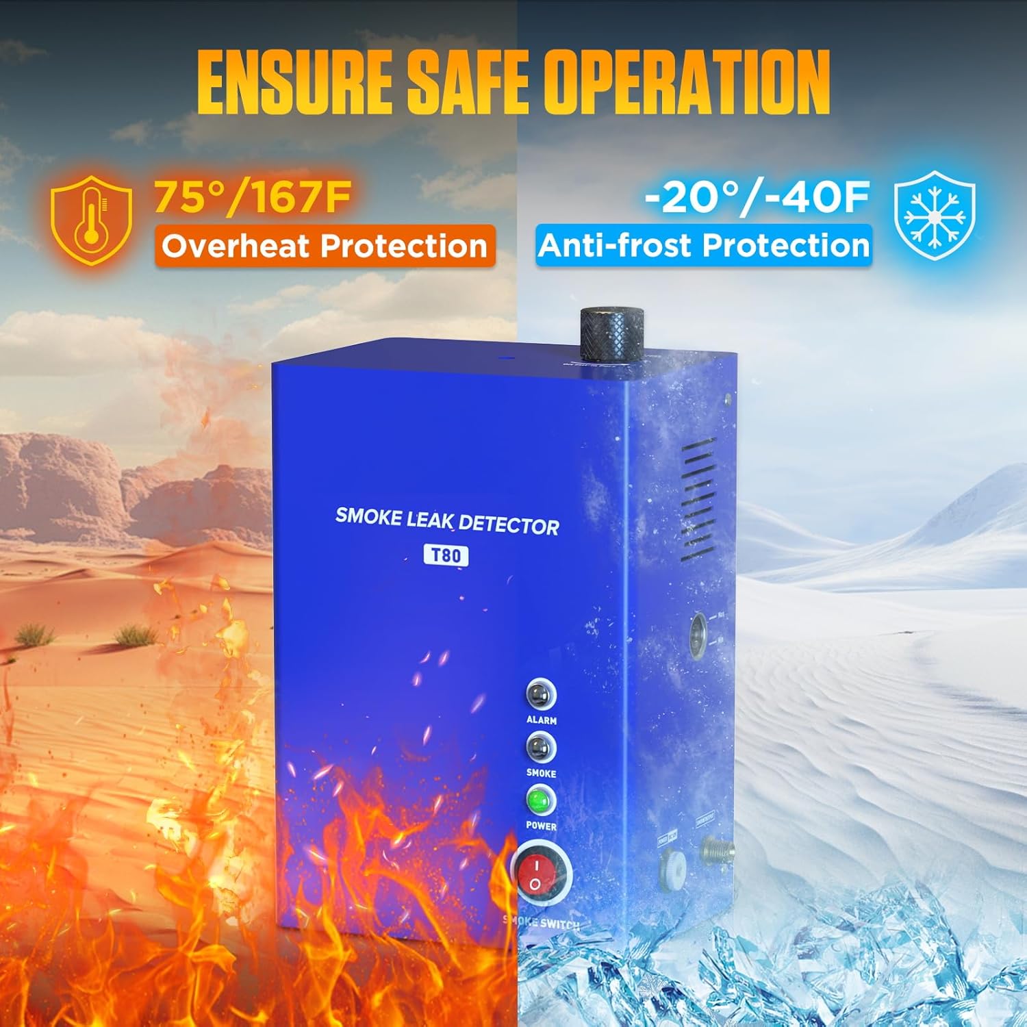 Evap Macchina del Fumo Portatile per Rilevamento Perdite - immagine 4