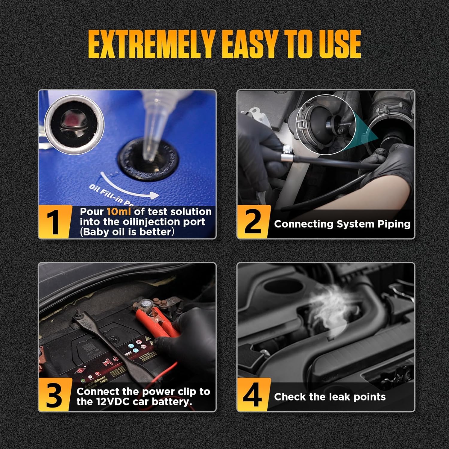 Evap Macchina del Fumo Portatile per Rilevamento Perdite - immagine 6