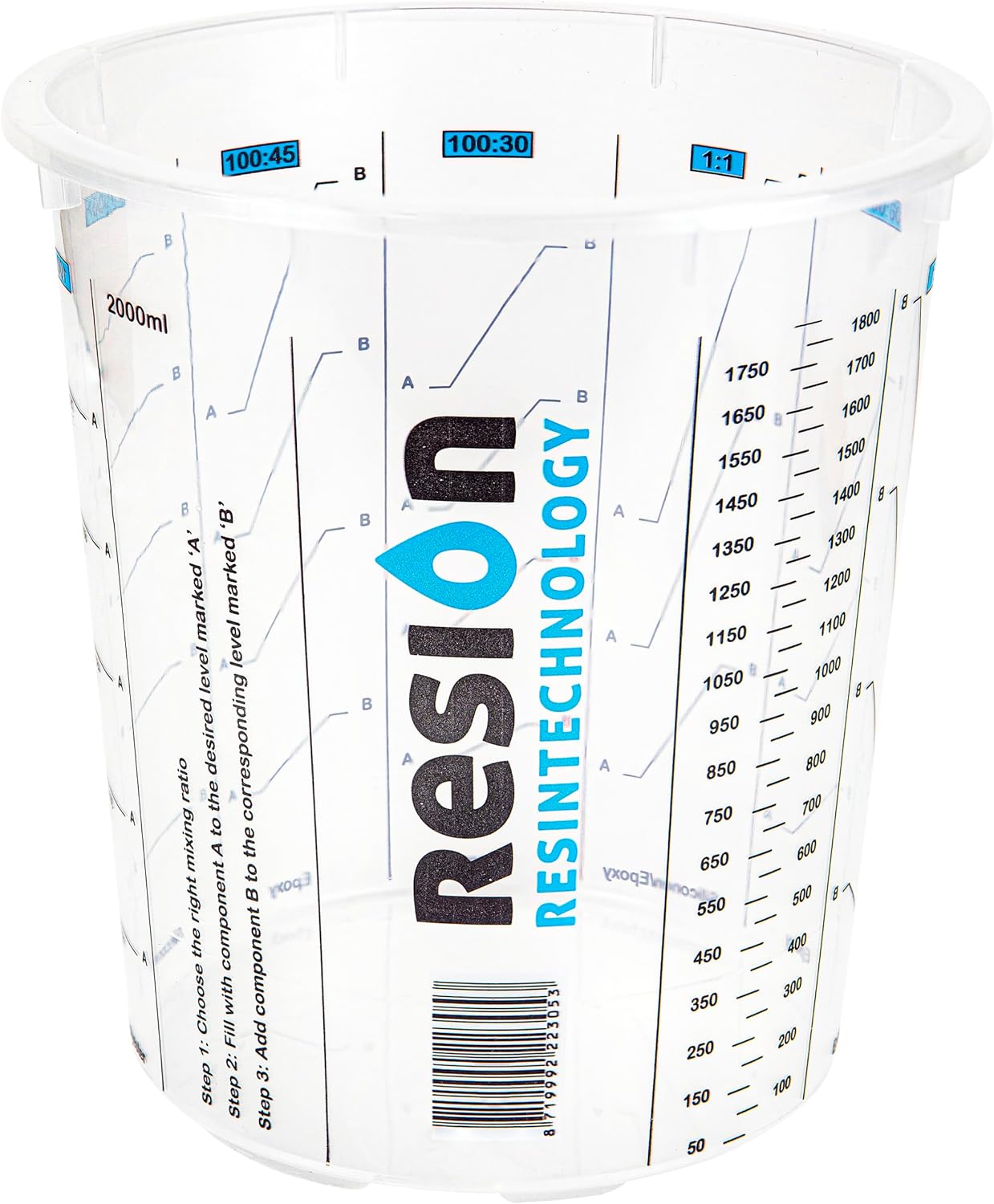 Resion 25 Bicchieri di Miscelazione 2240ml