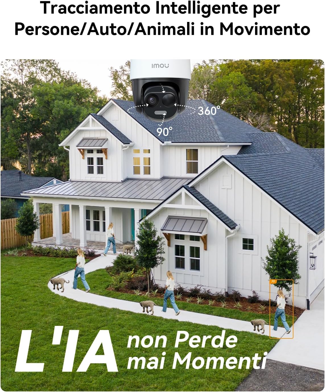Imou Telecamera Esterna 2K PTZ WiFi con Pannello Solare - immagine 3
