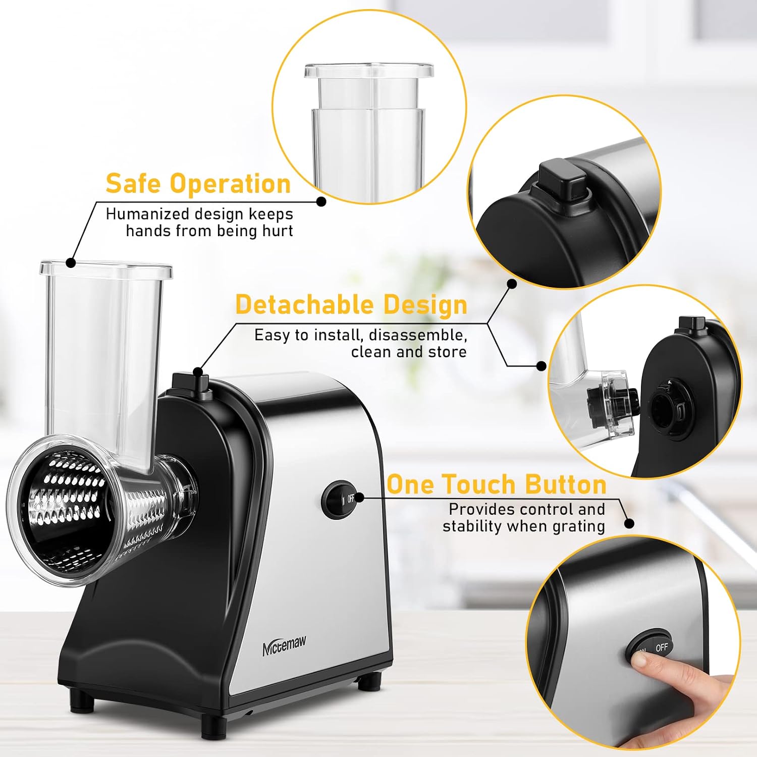 Coocheer Tritacarne Elettrico 250W Multifunzione | Velz