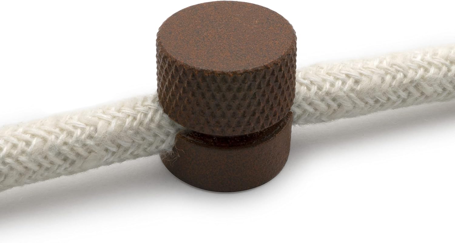 Amarcords - 10 Decentratori Pressacavo in Alluminio, Corten - immagine 1