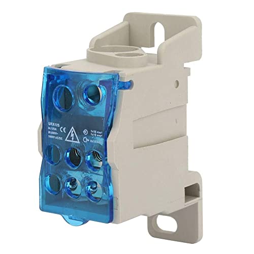 UKK-125A Scatola di Distribuzione della Morsettiera, Scatola di Giunzione per Guida DIN del Terminale di Alimentazione Universale per Ingresso, Scatola di Distribuzione Elettrica