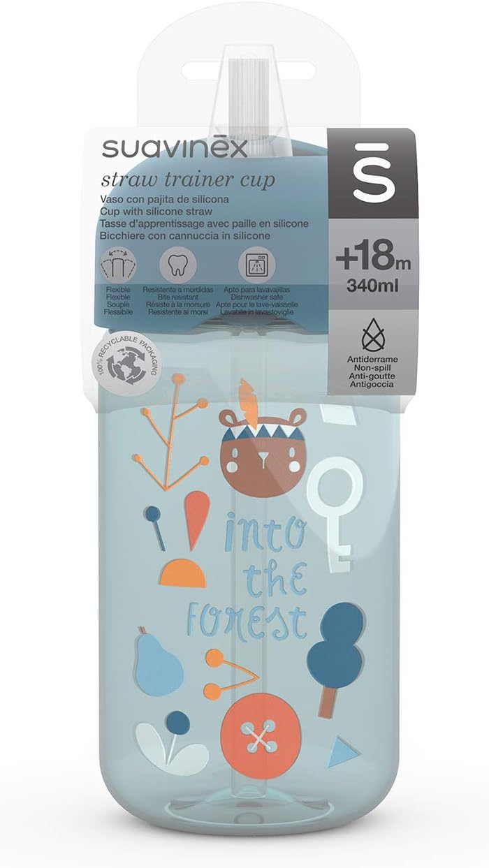 Suavinex Baby Training Cup con Cannuccia Flessibile 340ml - immagine 2
