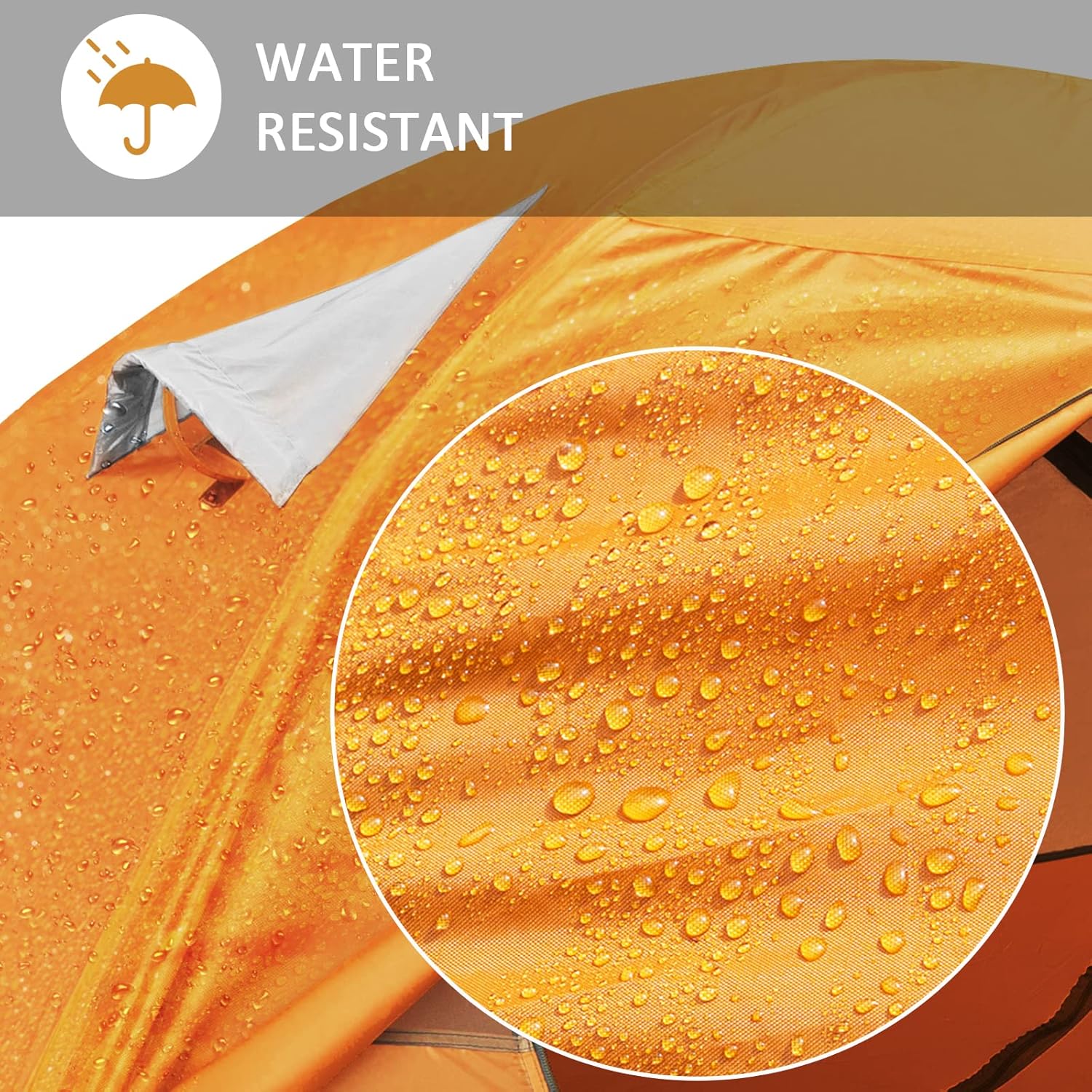 Bessport Tenda da Campeggio Ultraleggera 1-2-3 persona,Tenda a Cupola Istantanea Impermeabile Attività all'aperto Zaino Festival Per trekking Aldulto Tenda Campeggio Con ingombro ridotto - immagine 3