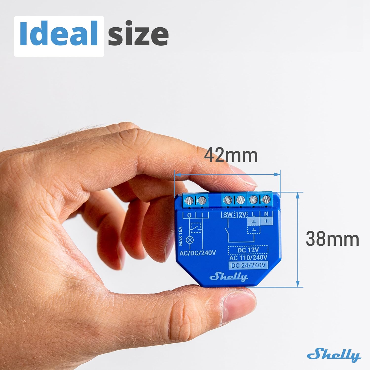Shelly Plus 1 - Relè Intelligente WiFi e Bluetooth (4 pz) - immagine 4