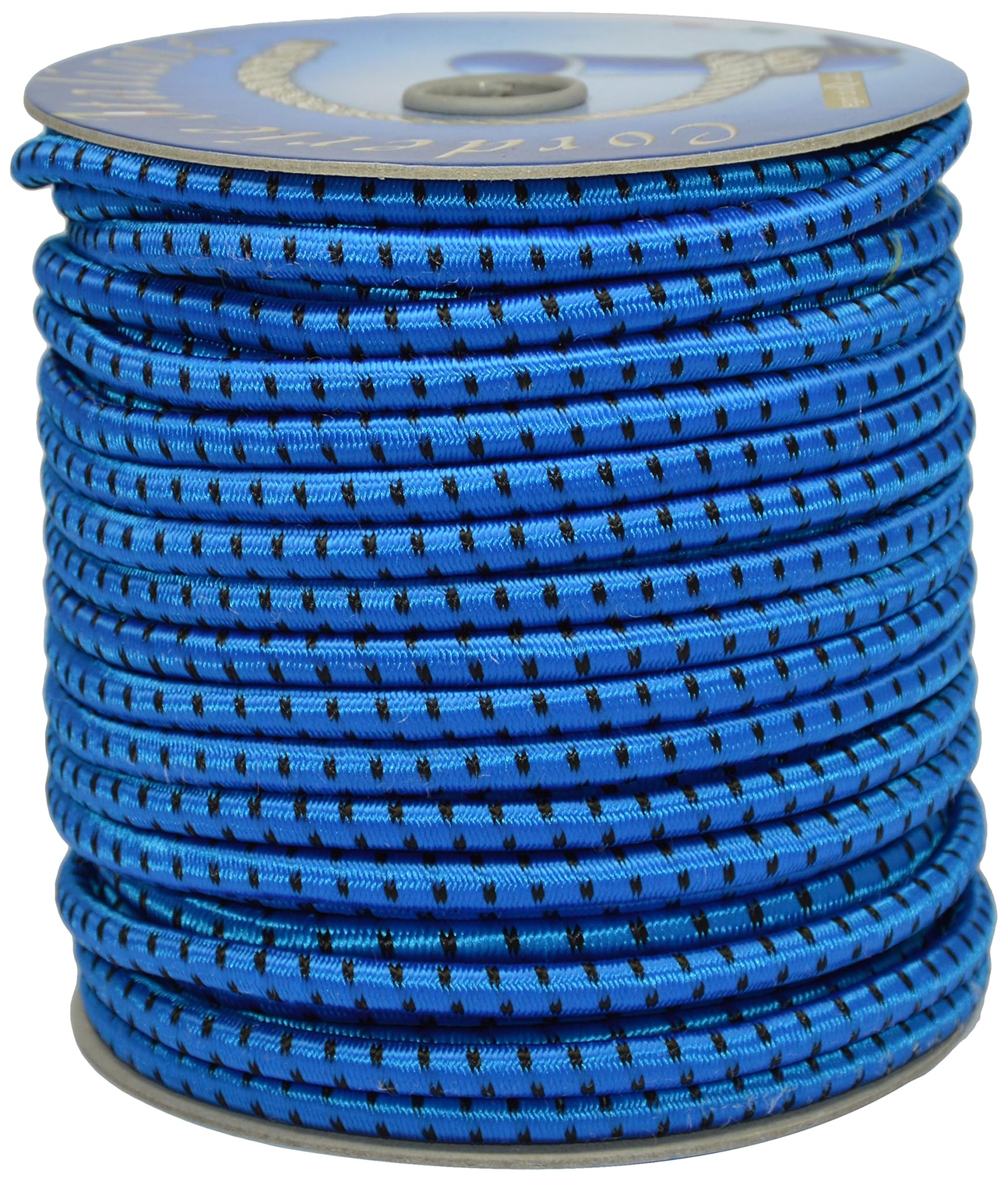 Corderie Italiane 006005094 Treccia elastica azzurra 8 mm - 50 mt