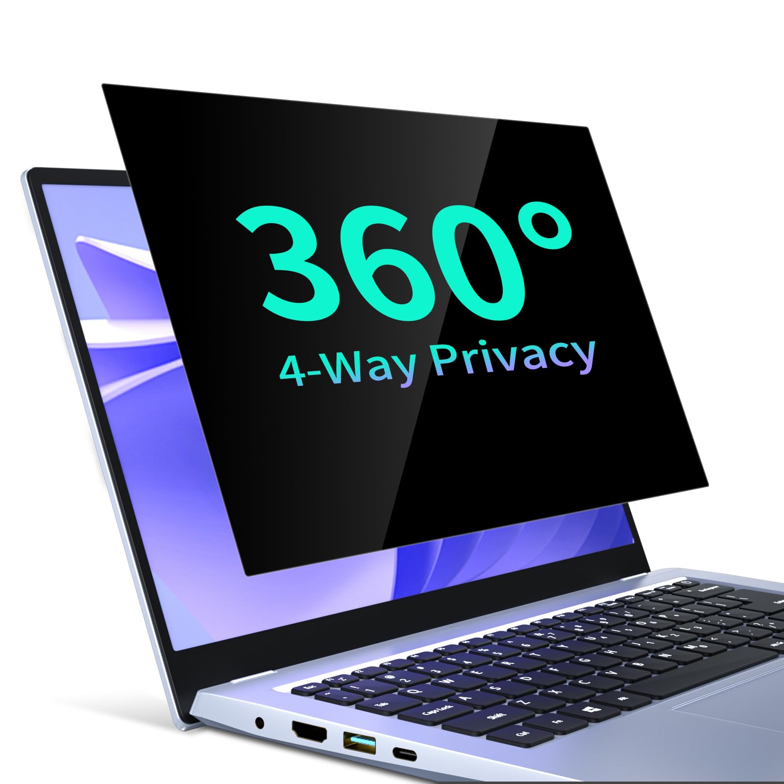 STARY Protezione Privacy Laptop 14 Pollici 16:9, Laptop Filtro Privacy Schermo Compatibile con HP/dell/Acer/Lenovo/Thinkpad/Samsung/ASUS, Rimovibile Antiriflesso Pellicola Protettiva Schermo per 14"