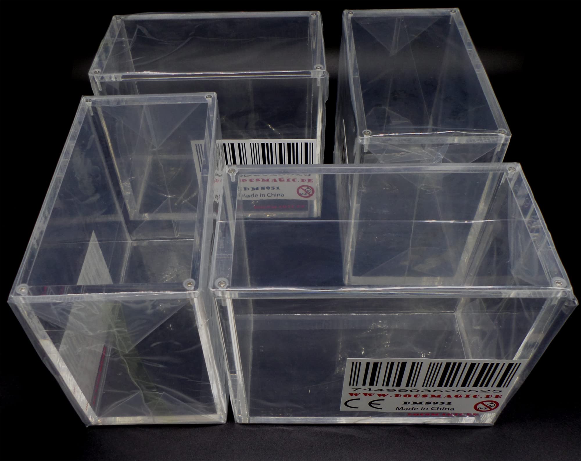 docsmagic.de 4 X Display Acrilico per Pokemon Booster Box
