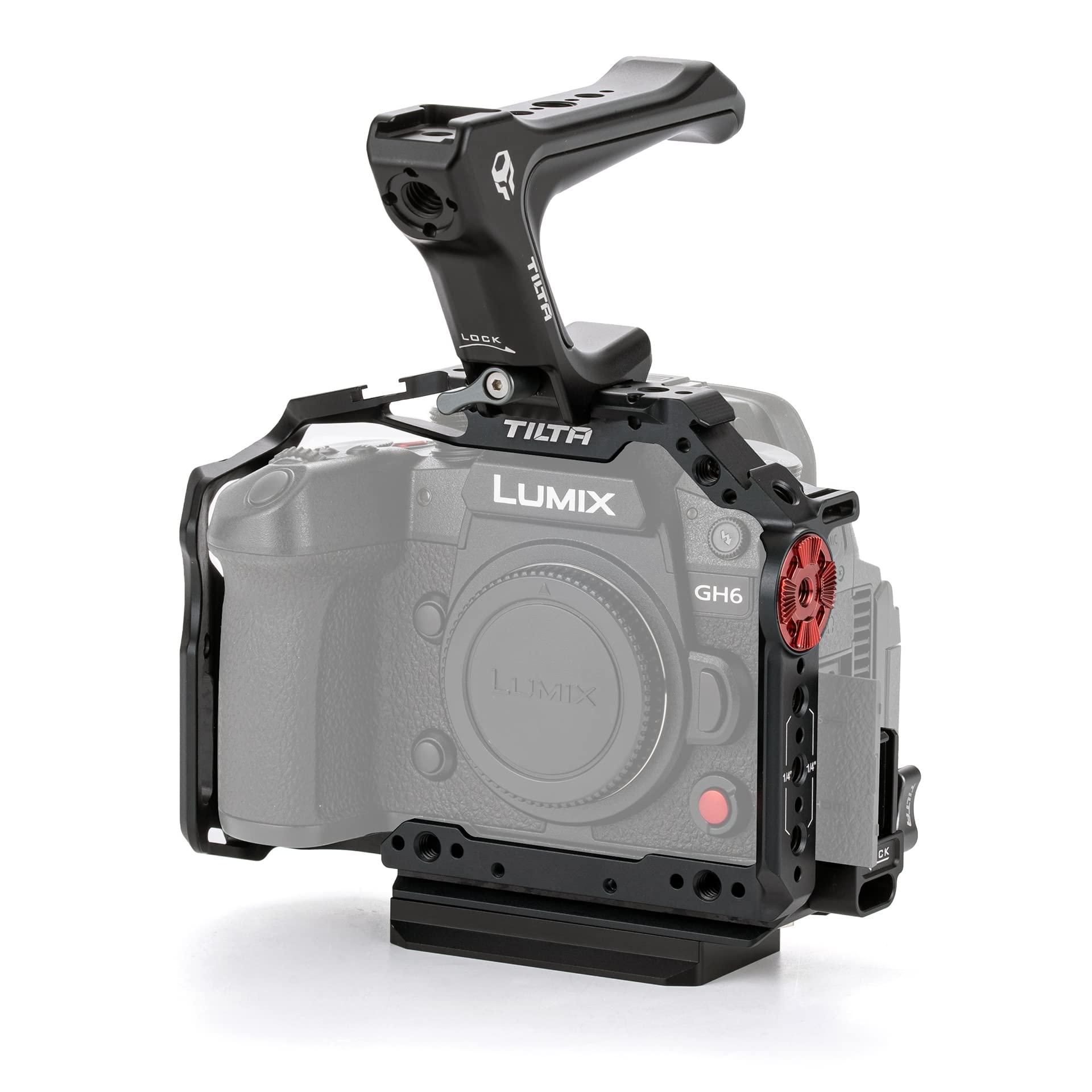 Tilta GH6 Gabbia per Fotocamera + Maniglia Superiore, Nero