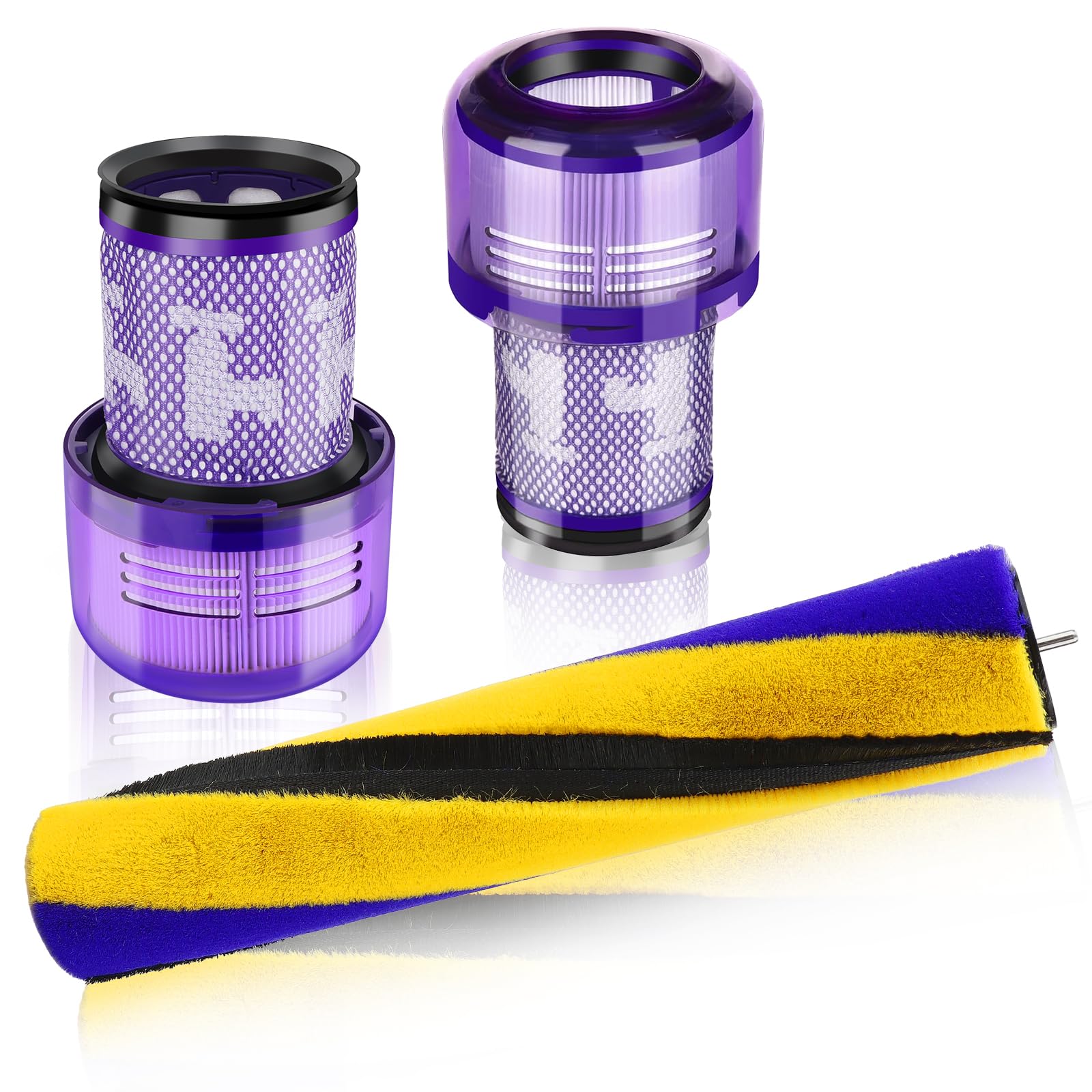 V12 Spazzola e Filtro Ricambio per Dyson V12 Slim (3 pz)