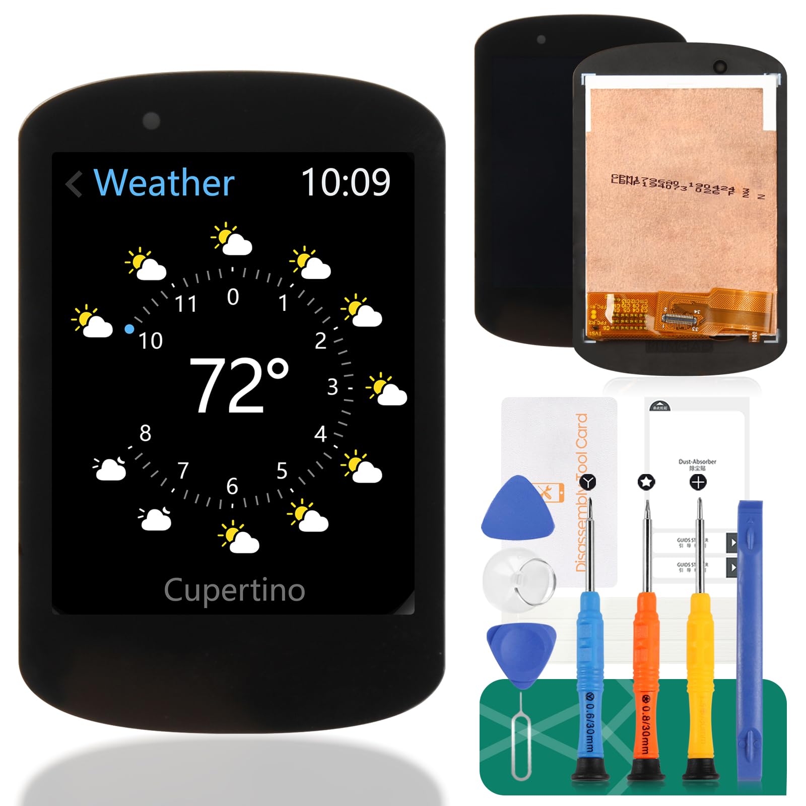 Sostituzione Schermo LCD per Garmin Edge 530 GPS