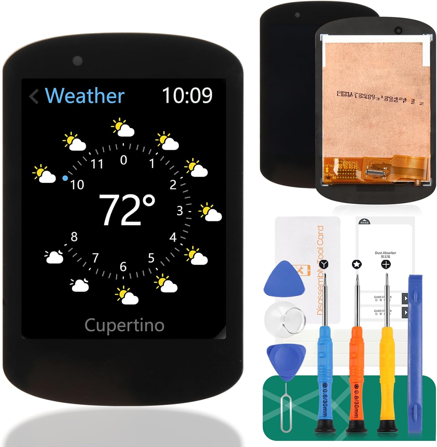 Sostituzione Schermo LCD per Garmin Edge 530 GPS - immagine 1