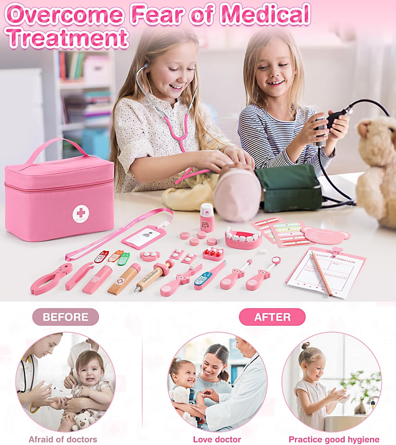 Ophy Valigetta Dottore Bambini con Stetoscopio - immagine 2