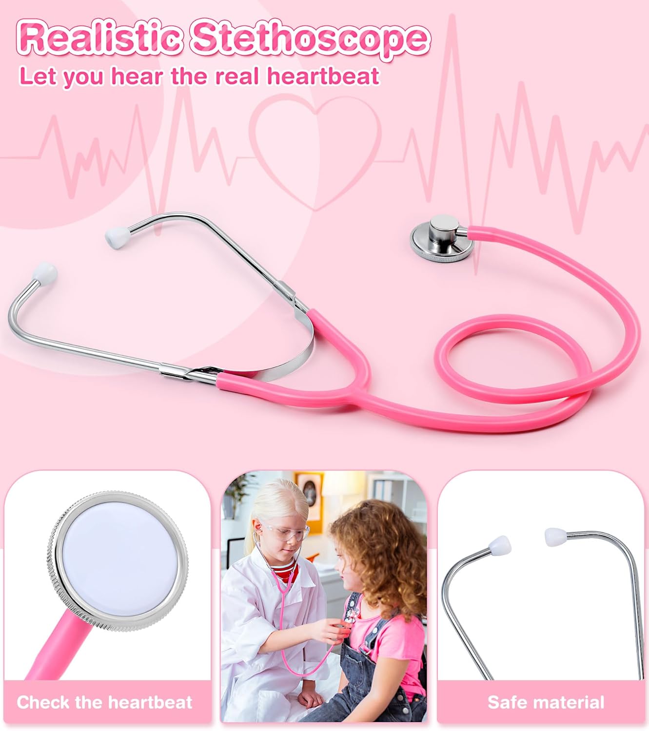 Ophy Valigetta Dottore Bambini con Stetoscopio - immagine 3