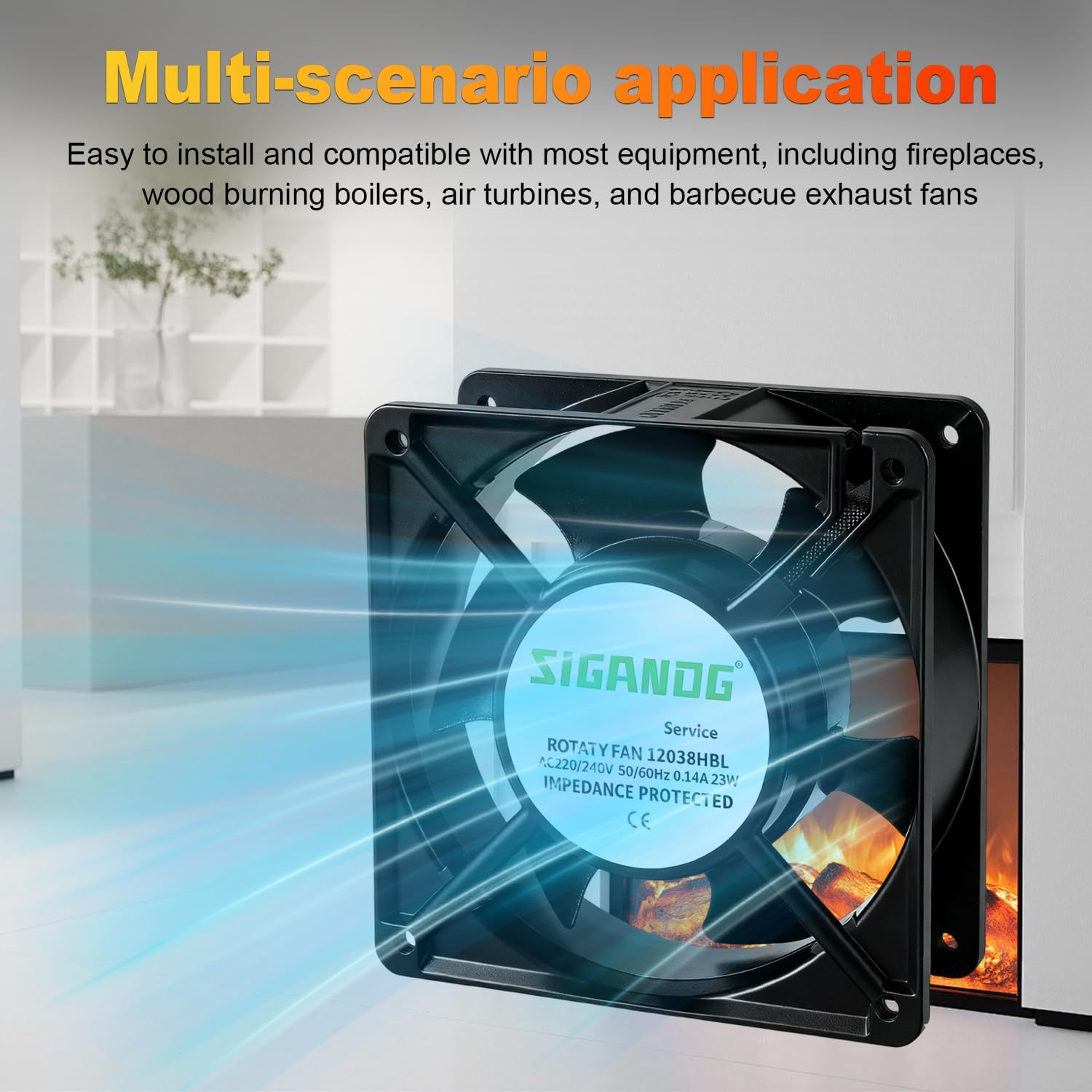 Sigandg Ventola Assiale 120x120x38mm - immagine 5