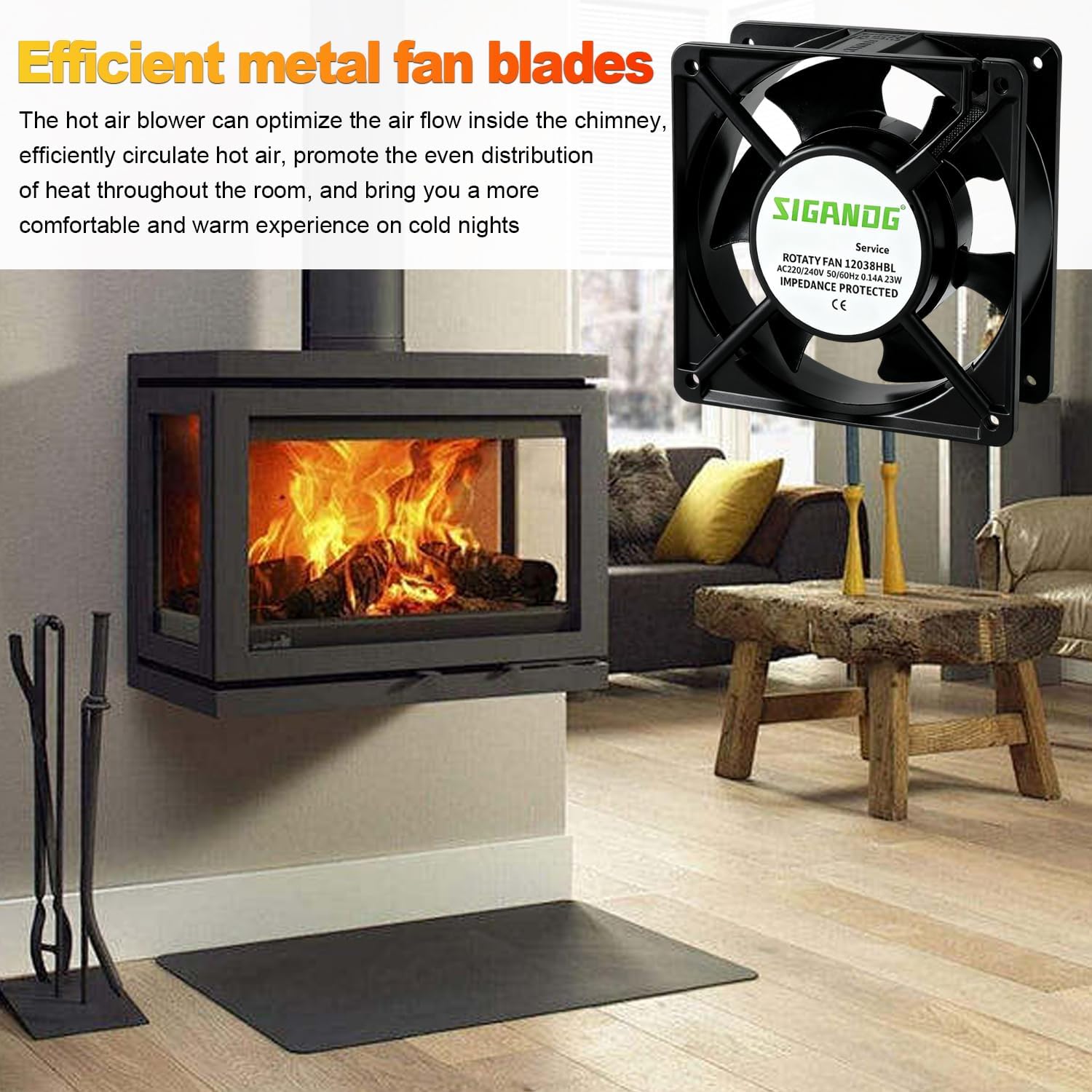 Sigandg Ventola Assiale 120x120x38mm - immagine 6