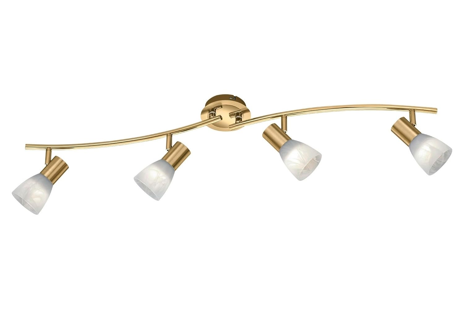 Trio Leuchten Levisto Faretto LED 4x6W, Ottone