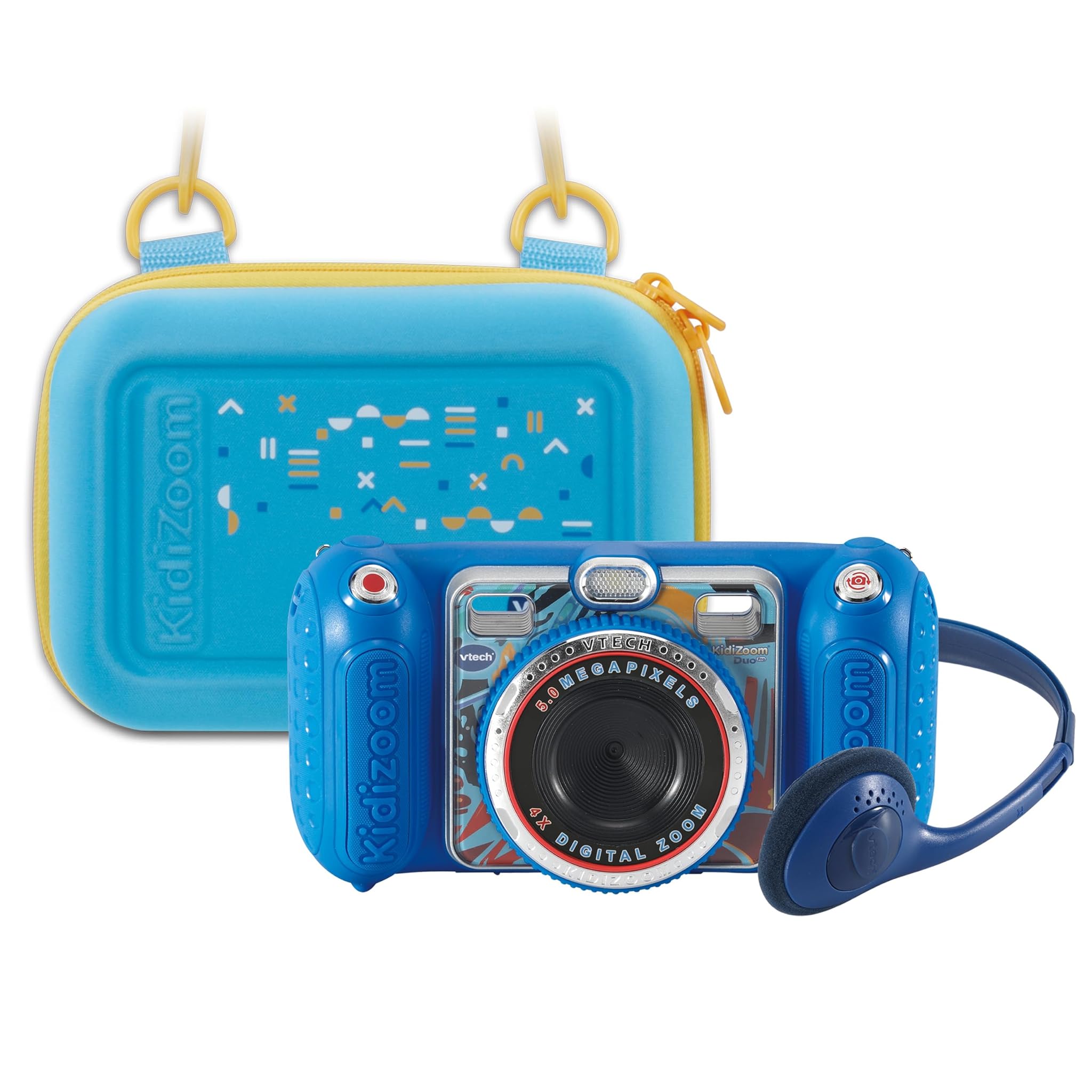 Vtech KidiZoom Duo Pro Bundle - Fotocamera per Bambini, Blu