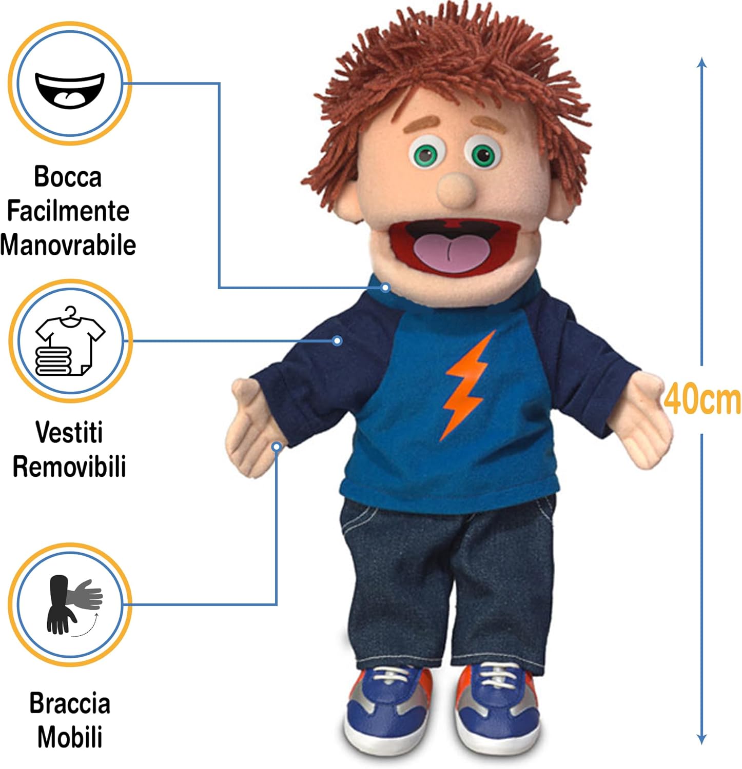 14 Tommy (Peach) by Silly Puppets - immagine 3