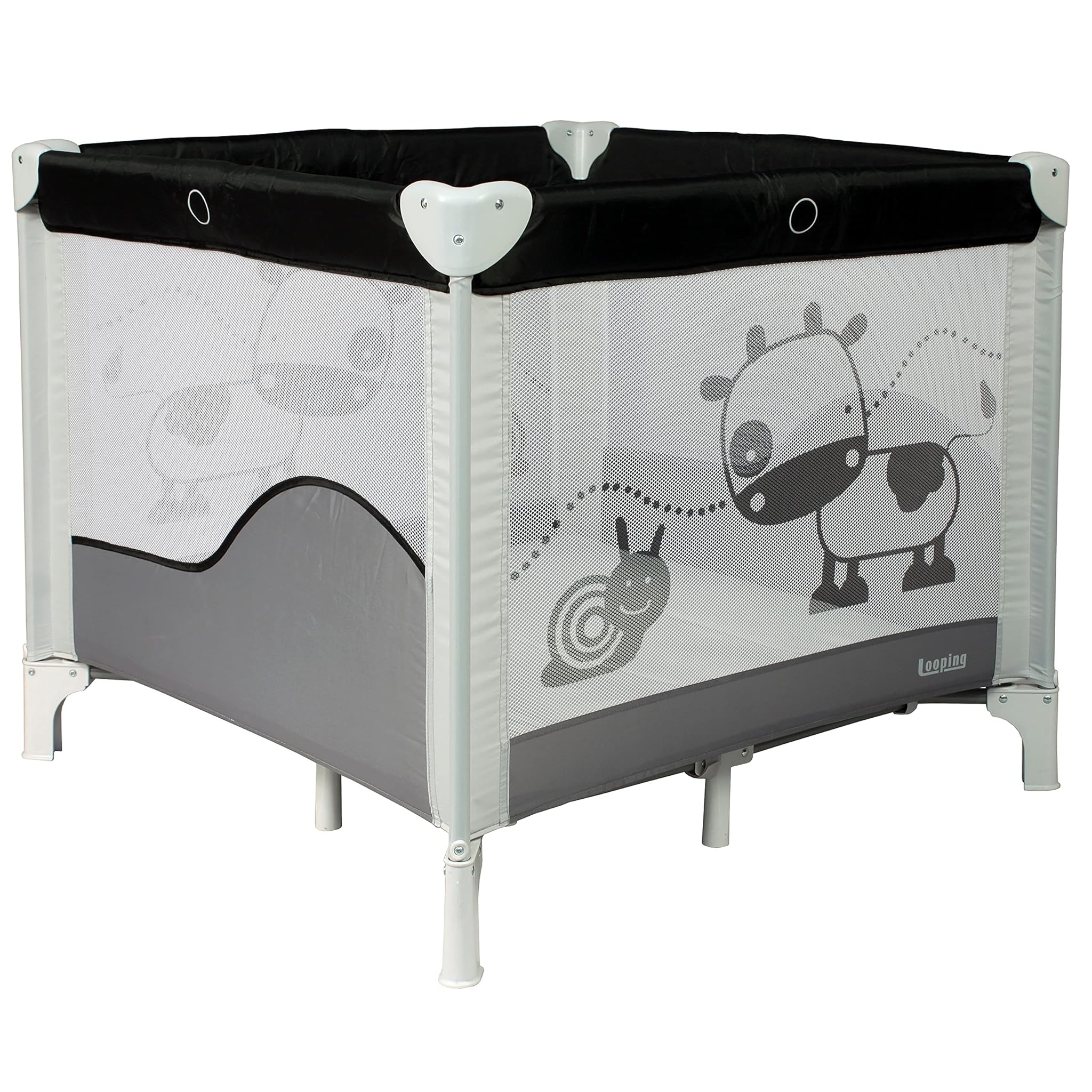 Looping - P630 - Box pieghevole Home, nero Emotion, 90 x 90 cm