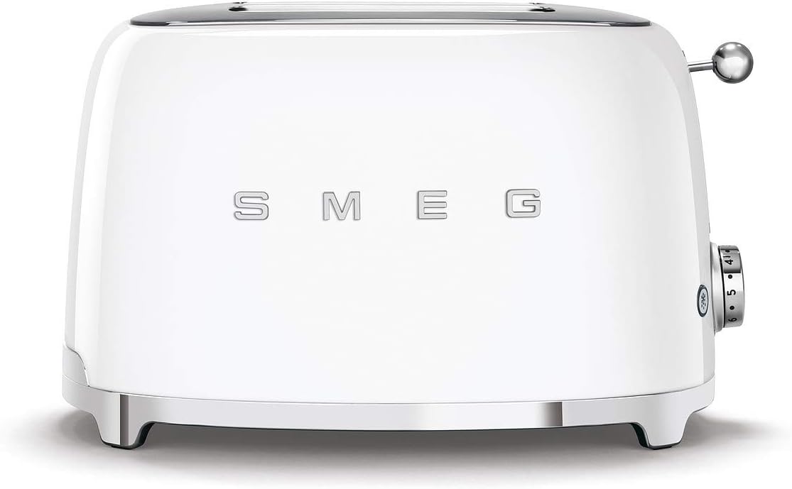 Smeg TSF01WHEU - Tostapane 2x2, Bianco - immagine 1