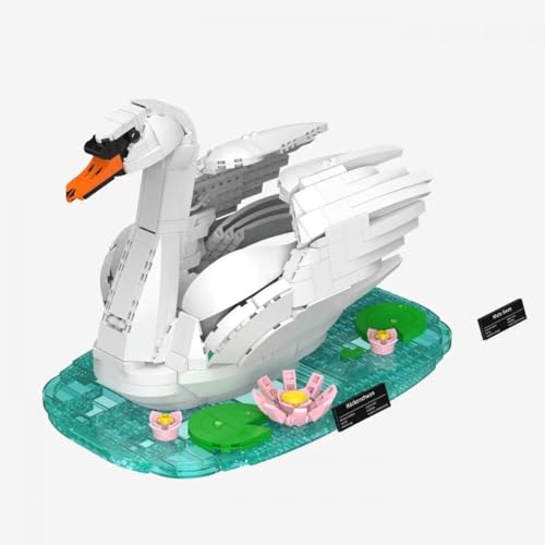 Bluebrixx Pro 108707 - Cigno con Gobba 1191 Elementi