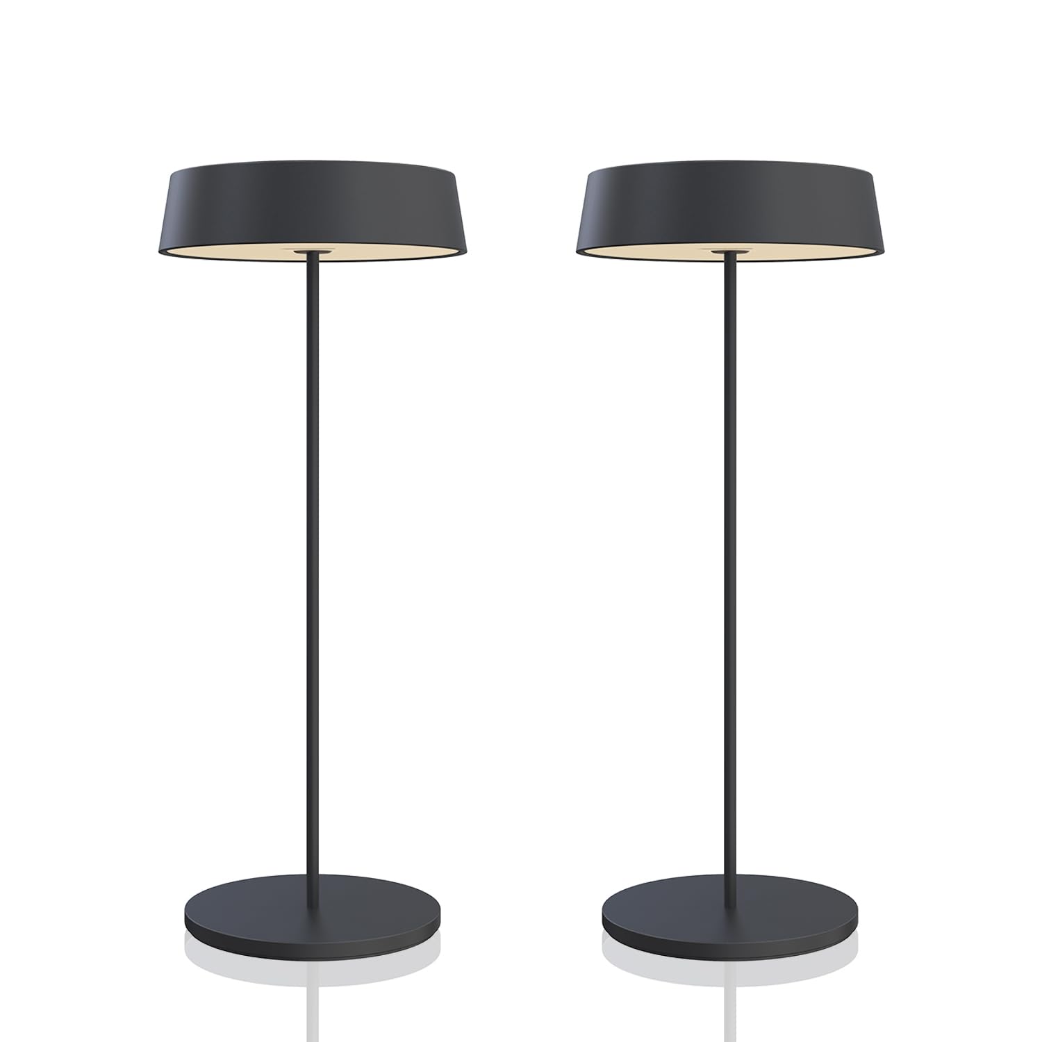 Palmina 901 - Lampade da Tavolo Senza Fili Ricaricabili, 2pz