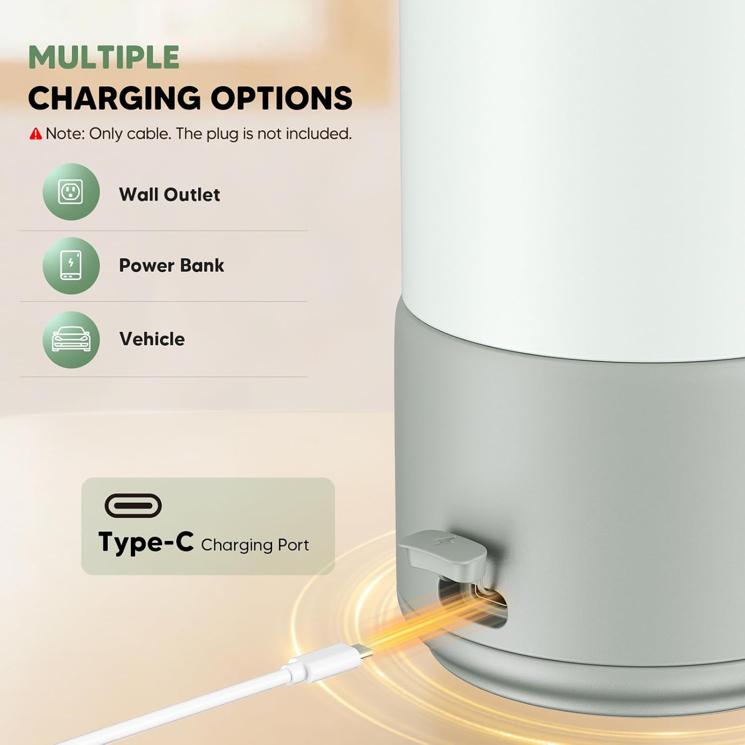 Scaldabiberon Portatile USB-C 16000mAh 500ml - immagine 6