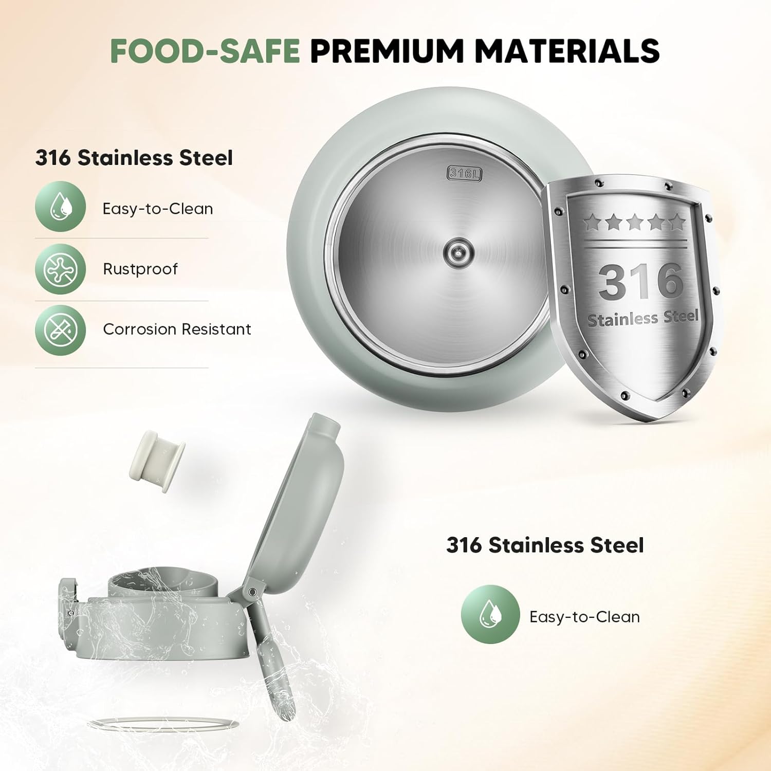 Scaldabiberon Portatile USB-C 16000mAh 500ml - immagine 7