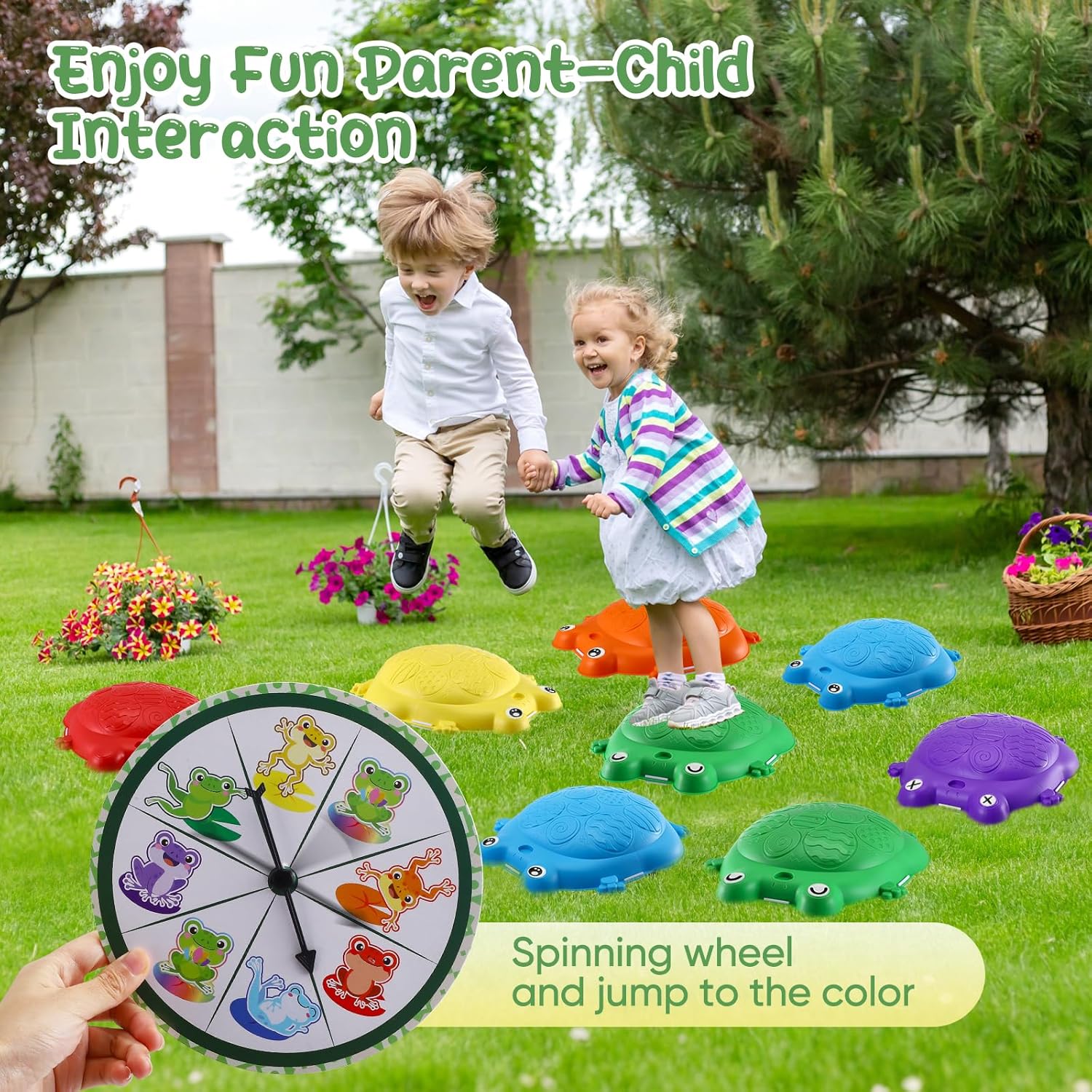 Pietre Sensoriali per Bambini - 8 pezzi a Rana - immagine 5